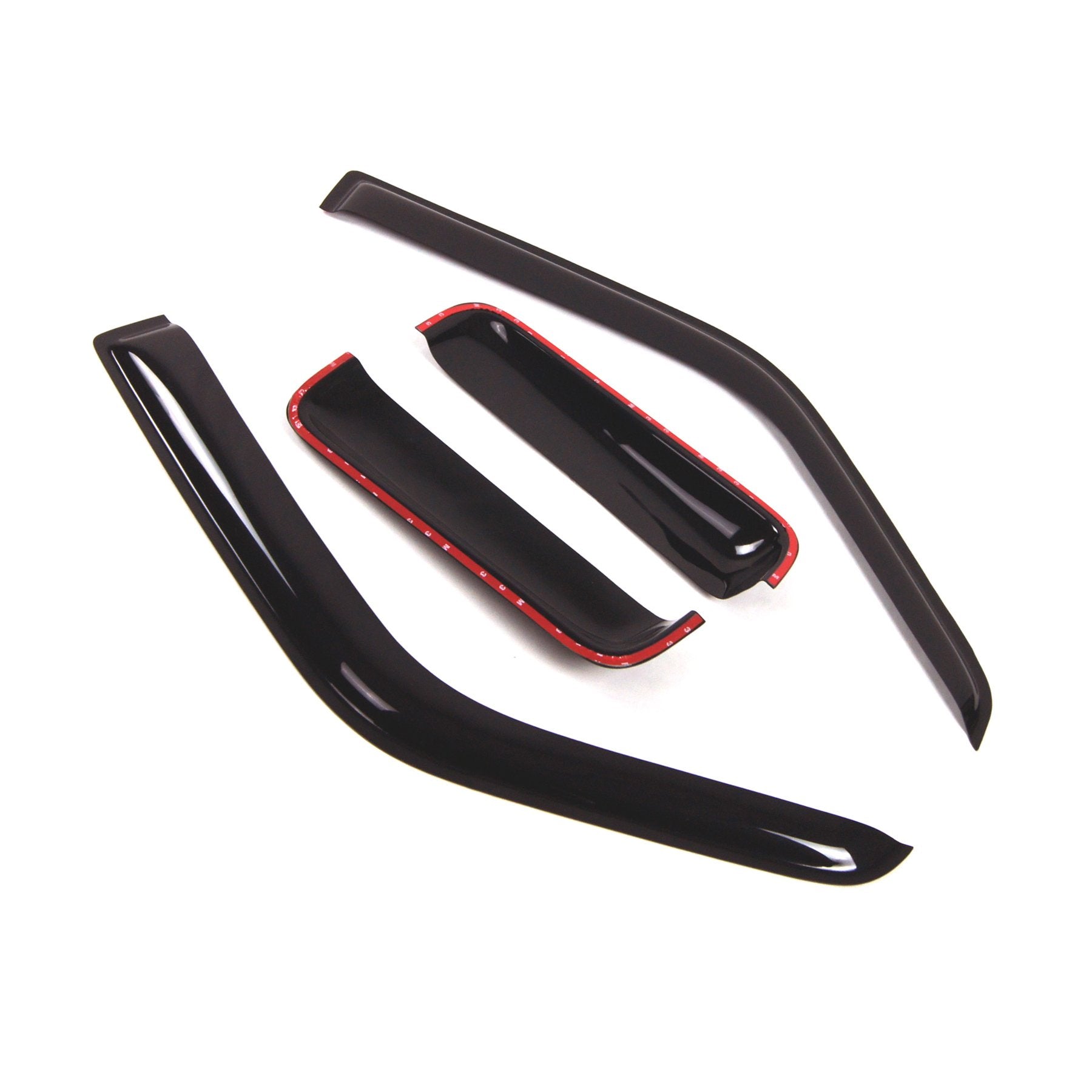 Tuningpros Outside Mount Window Vent Visors Rain Guards Compatible With Dodge Dakota Extendedcab 1987-1996 | Side Window Wind De