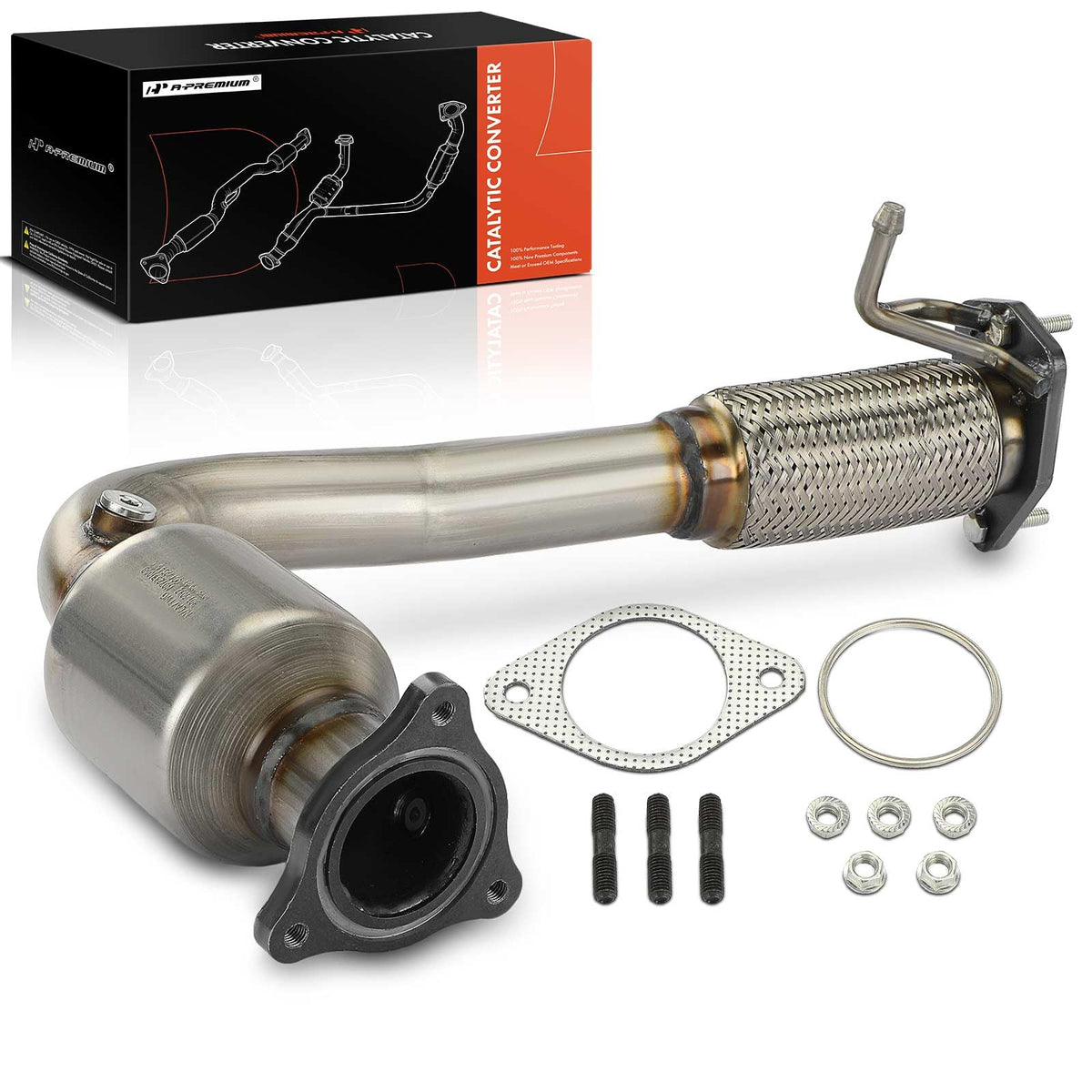 A-Premium Front Catalytic Converter W/Gasket Kit Direct-Fit Compatible with Chevy & GMC Models - Captiva Sport 2012-2015, Equino