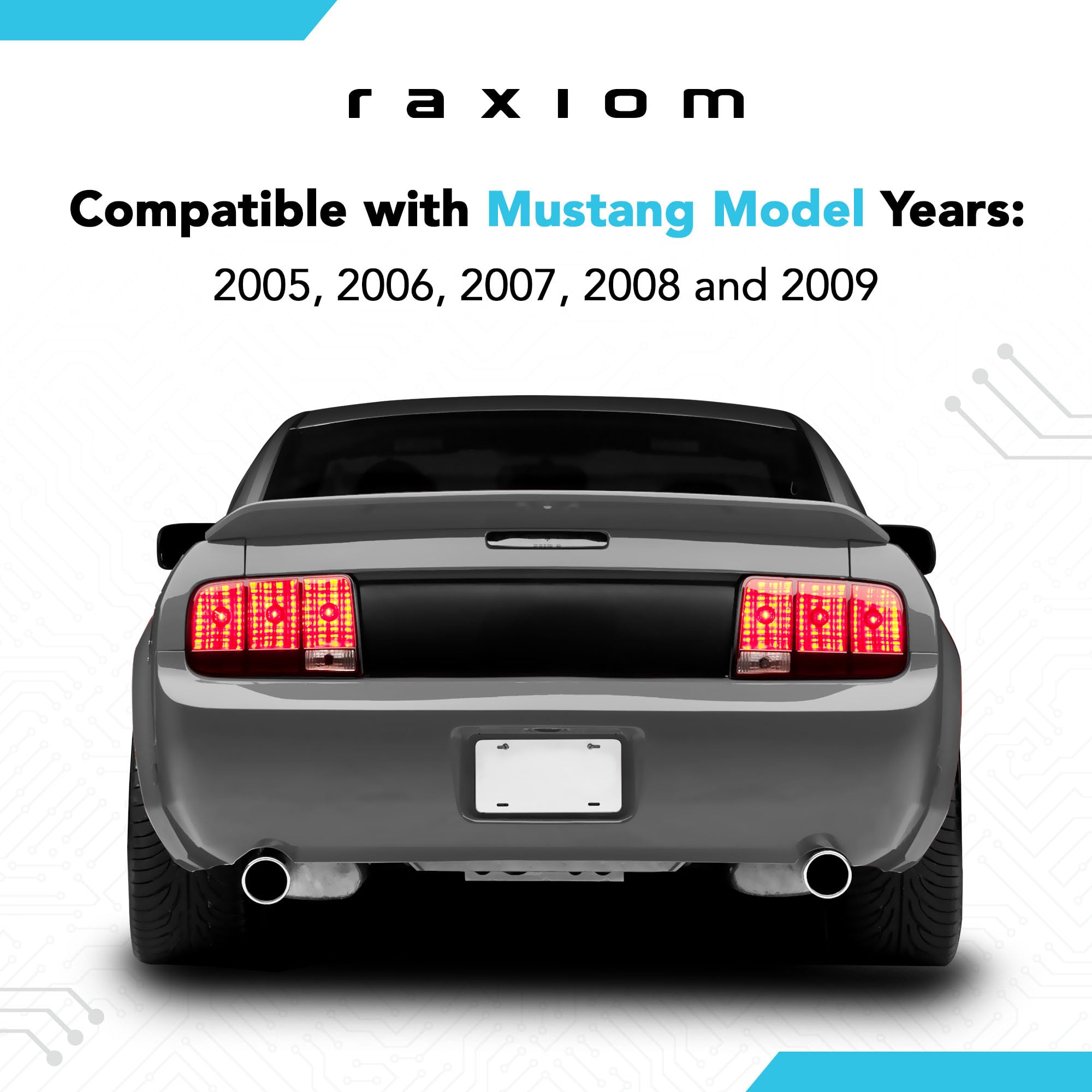 Raxiom Sequential Turn Signal Tail Light Harness | Easy To Install Plug And Play Rear Tail Light Assembly | Fits Perfect With St