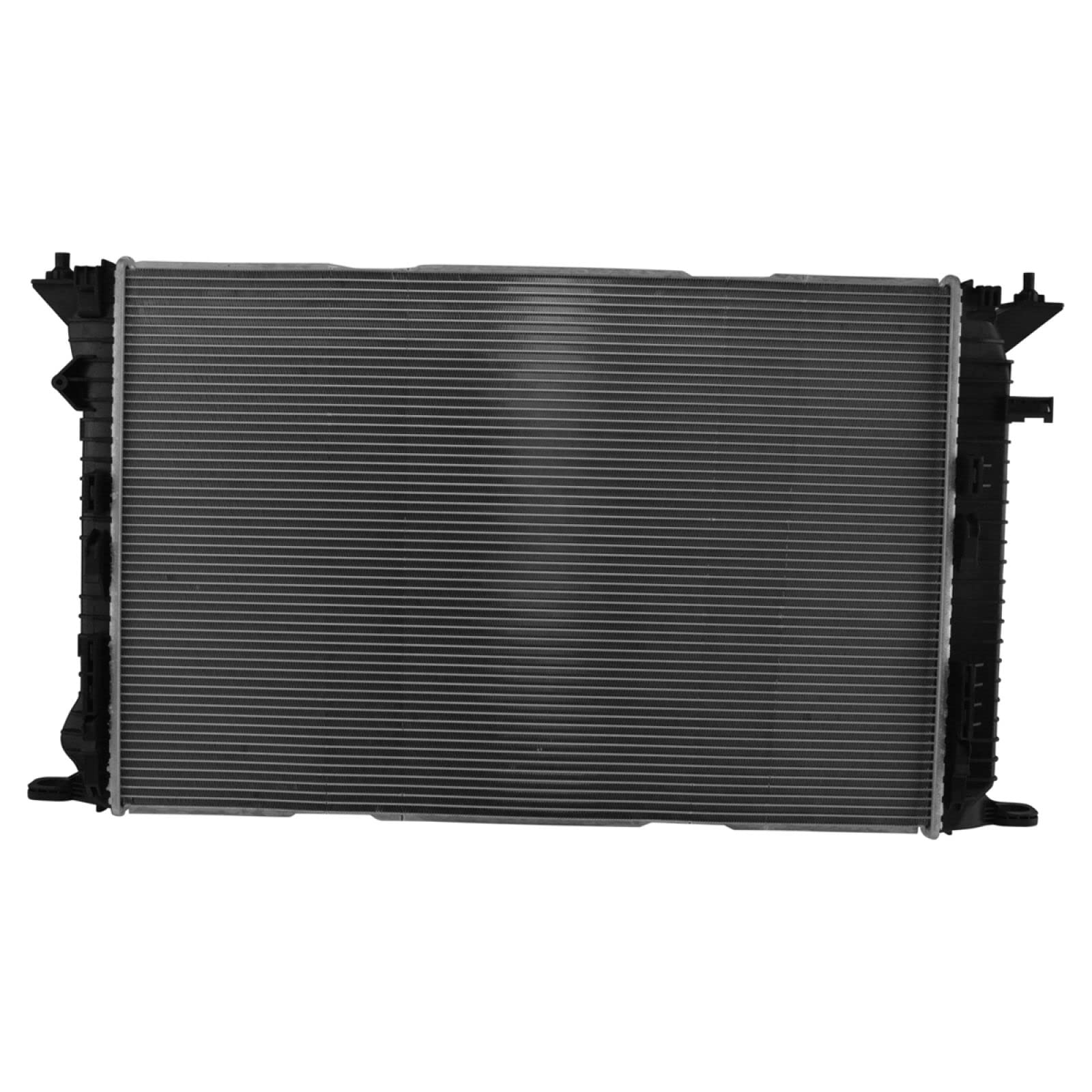 Trq Radiator Assembly Aluminum Core Compatible With 09-16 Audi A4 A4 Quattro 10-14 A5 10-17 A5 Quattro 12-18 A6 13-18 A6 Quattro