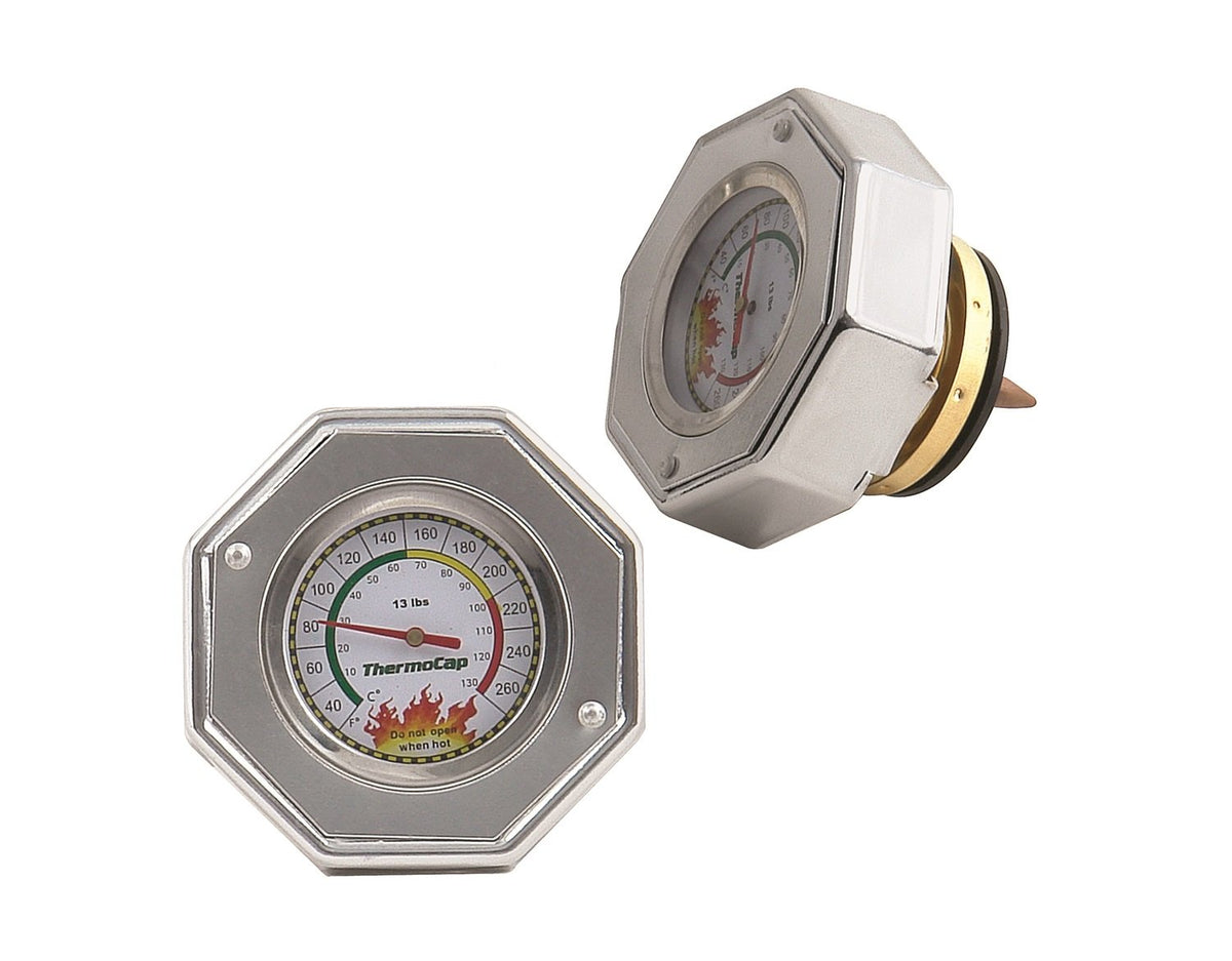 Mr. Gasket 2470S Domestic ThermoCap 13 PSI-SLVR