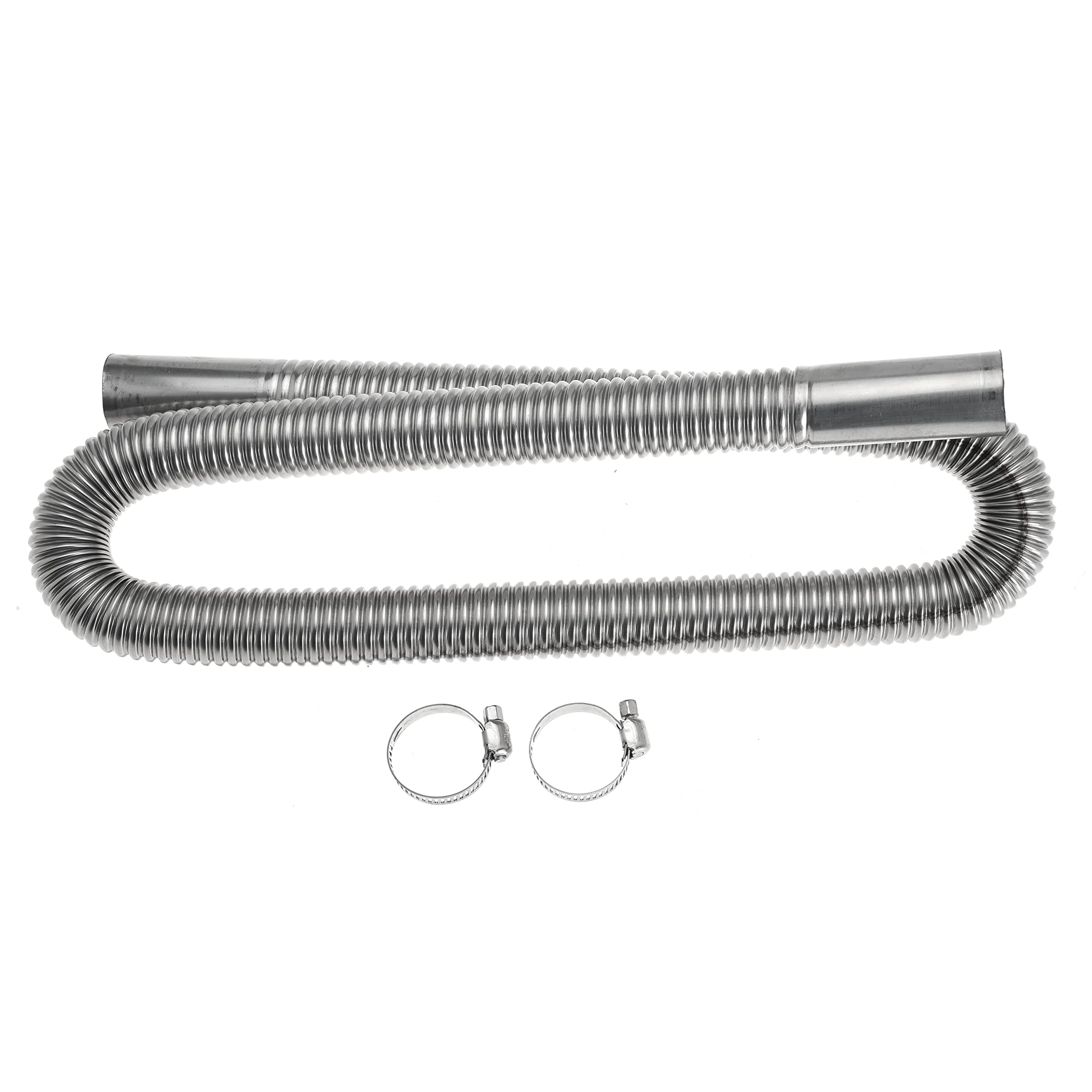 100cm 1 inch Heater Exhaust Pipe Generator Exhaust Extension Fuel Tank Gas Vent Hose with Clamps