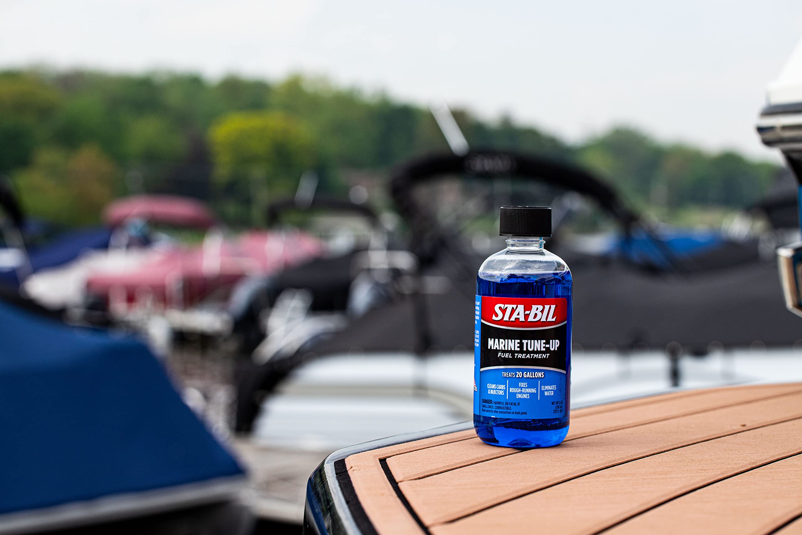 STA-BIL Marine Tune-Up Fuel Treatment - Cleans Carburetors and Injectors - Fixes Rough Running Engines - Eliminates Water - Trea