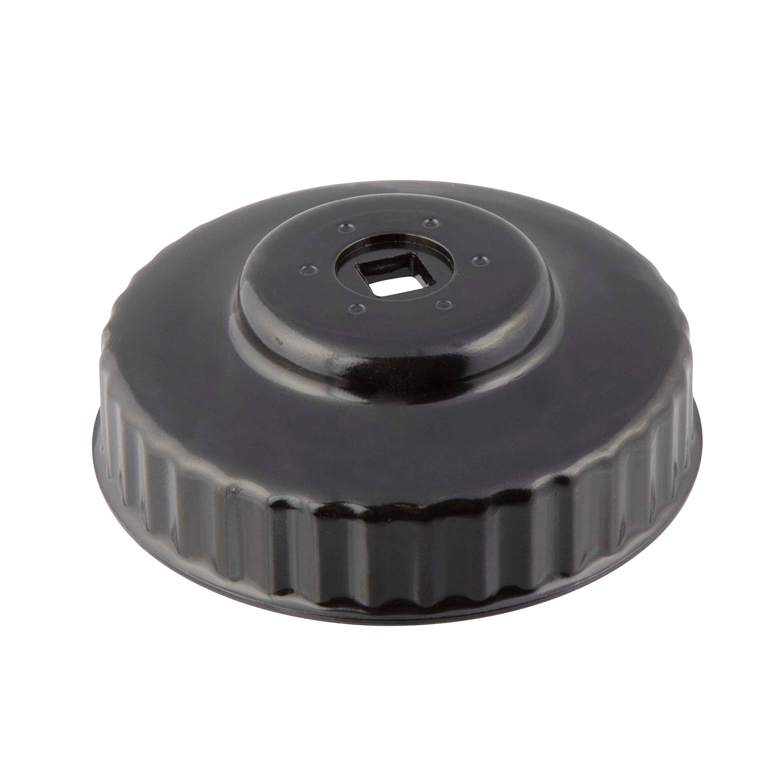 Steelman 93mm x 36 Flute Oil Filter Cap Wrench, 3/8-inch Drive, Low-Profile Design for Confined Space