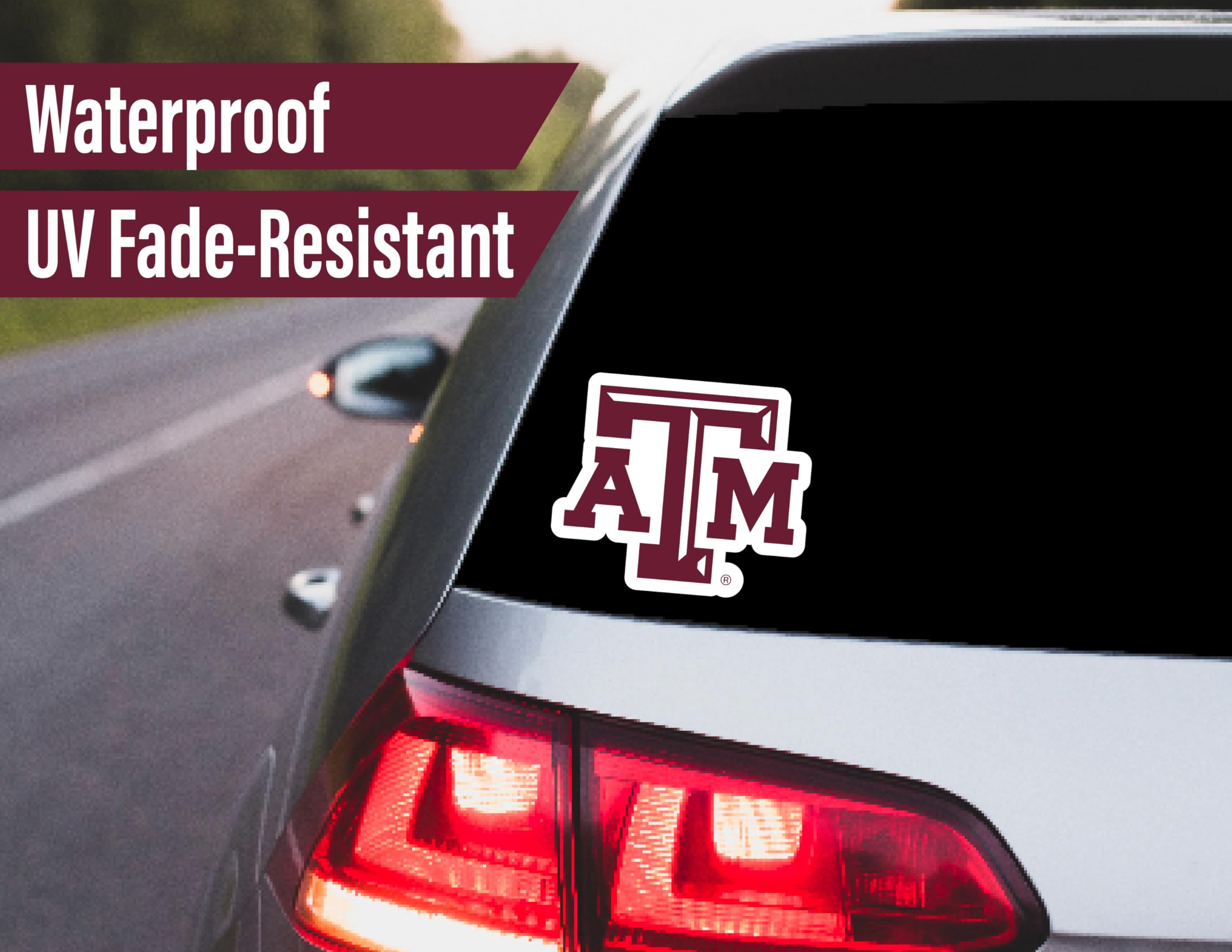 Texas A&M Stickers (14 Stickers) 2 Large 5'' For Car Windows 10 Medium 2.5'' For Water Bottles Laptops Phones And 2 Mini Keyboar
