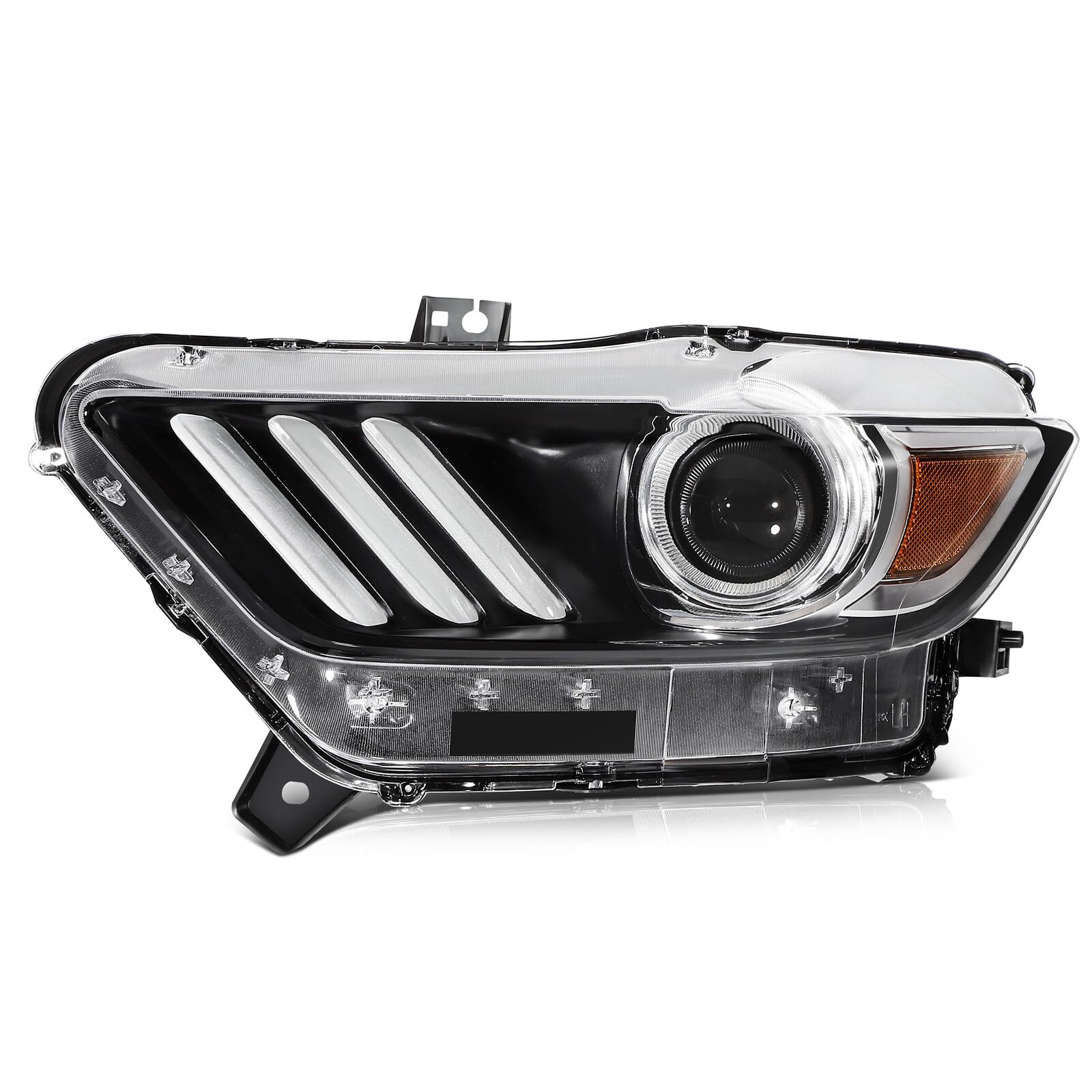 Scitoo Headlight Assembly Fits For 2015-2020 For Ford For Mustang Headlamp Driver Side