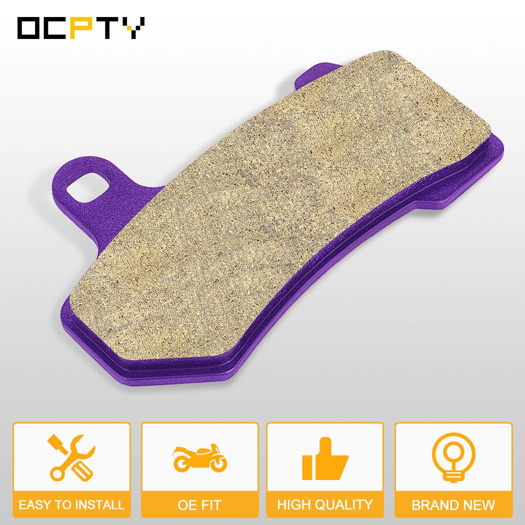 Ocpty Fa409 Front And Rear Carbon Fiber Brake Pads Fit For 2008-2013 Flhrc Road King Classic 2008-2012 Flhtc For Electra Glide C