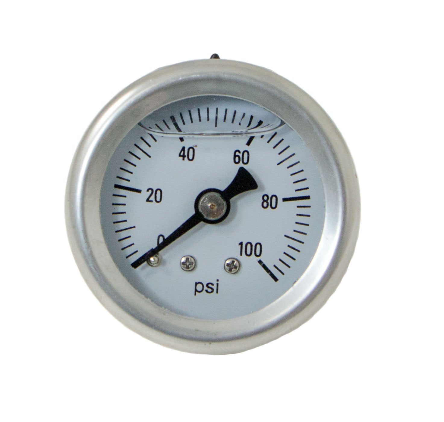Top Street Performance JM1018 1/8 NPT Liquid Filled Fuel Pressure Gauge (0100 psi)