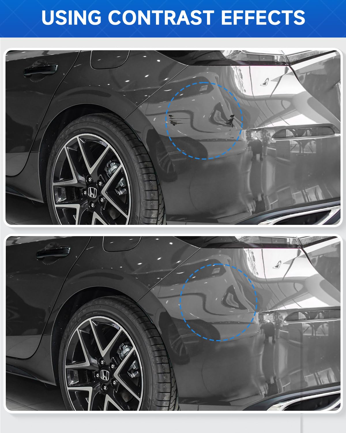 NH-797M Modern Steel Metallic Touch Up Paint Compatible with Honda Exact Match Touch Up Paint Car Scratch Repair