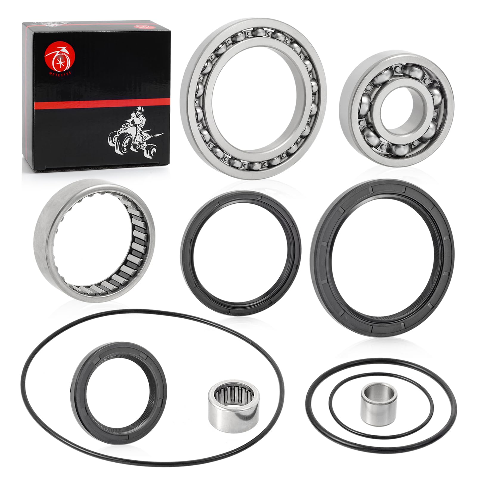 Rear Differential Bearing & Seal Kit For Yamaha Bear Tracker Big Bear Bruin Grizzly Wolverine Kodiak 250 350 400 450