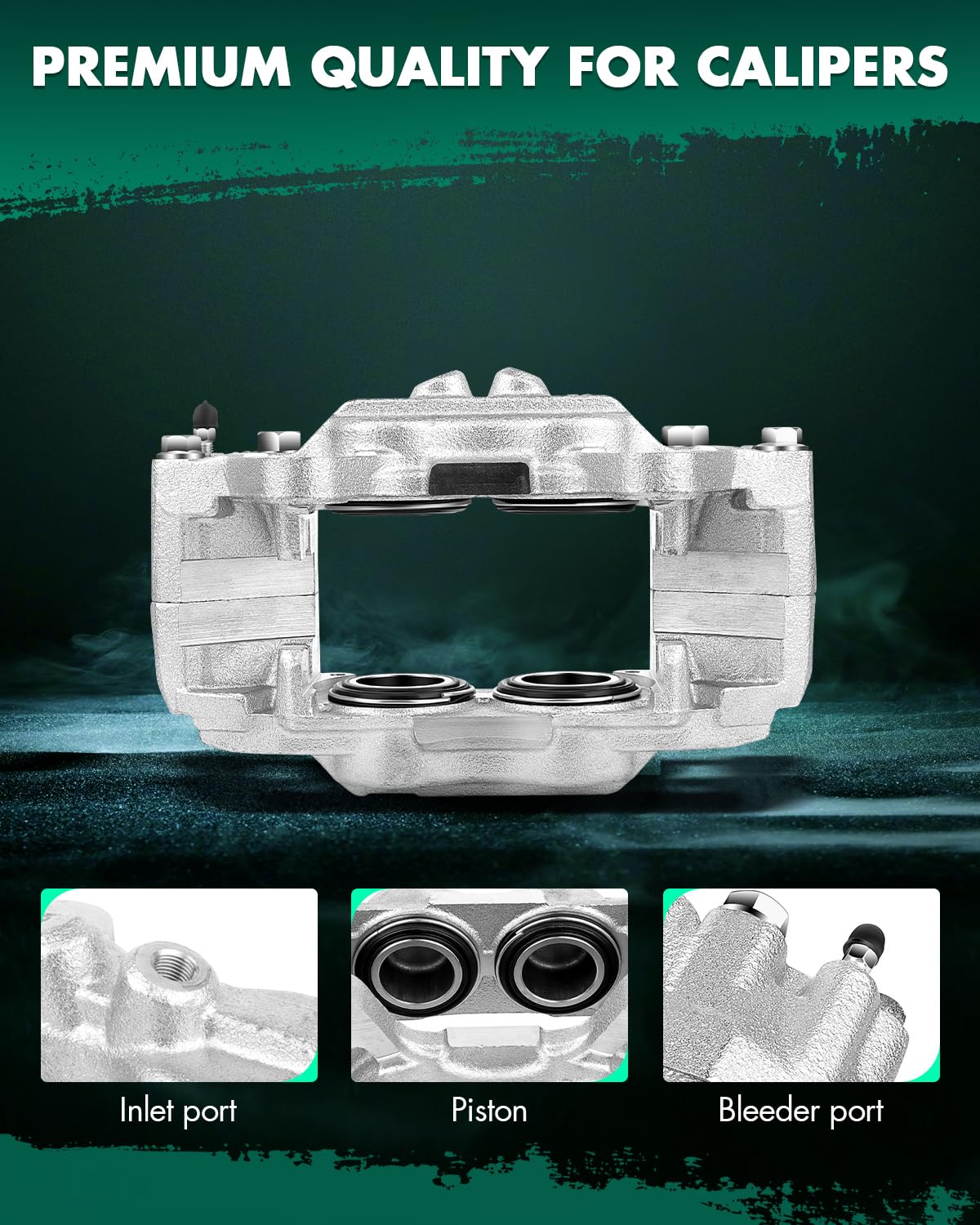 Scitoo Front Left+Right Brake Calipers Without Bracket 19-2984 19-2985 Compatible For Toyota 4Runner 2003-2009 For Toyota Tacoma