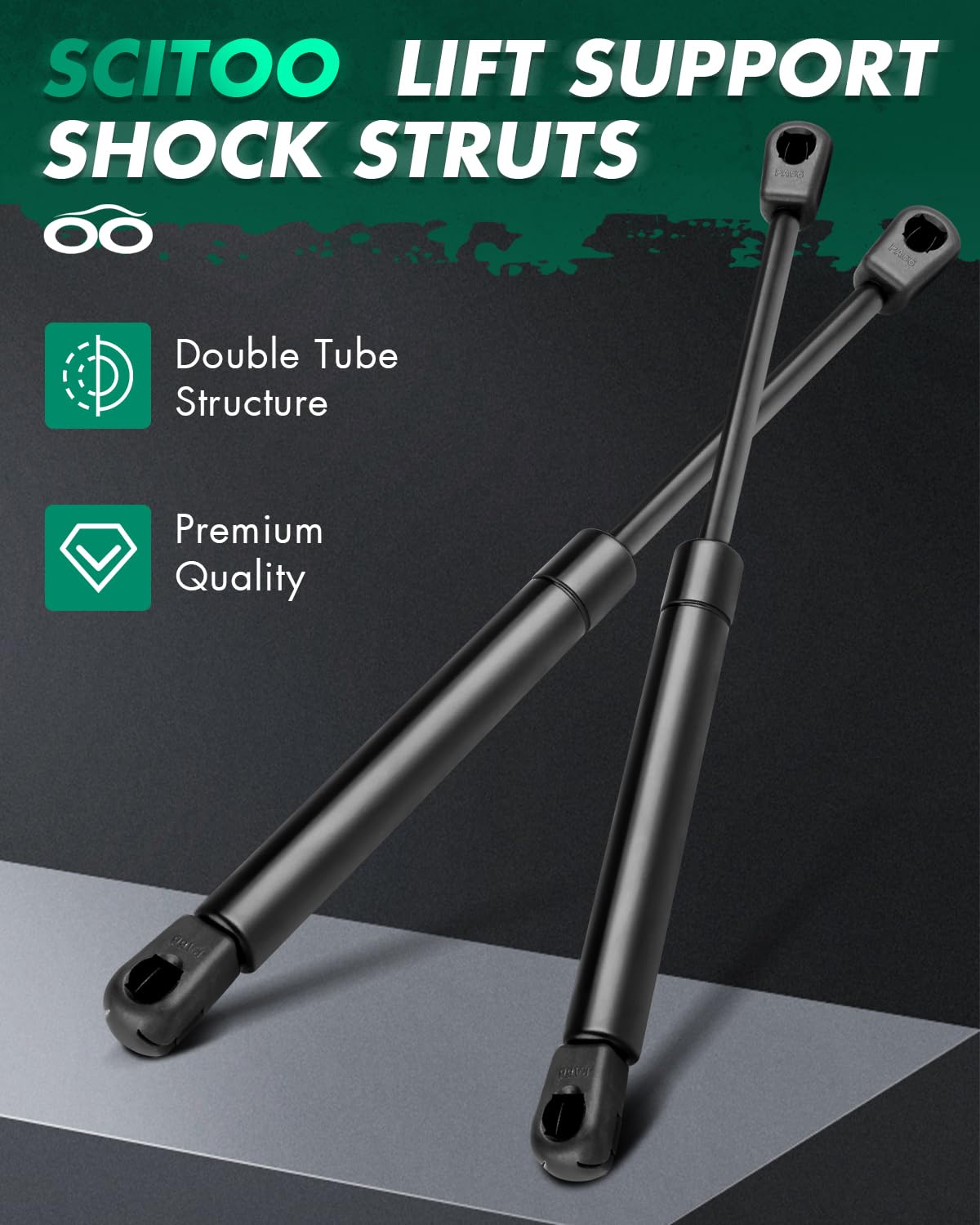 Scitoo Trunk Lift Supports Replacement Struts Gas Springs Shocks Fit For Ford Focus 2005-2011,For Mazda 6 2003-2008