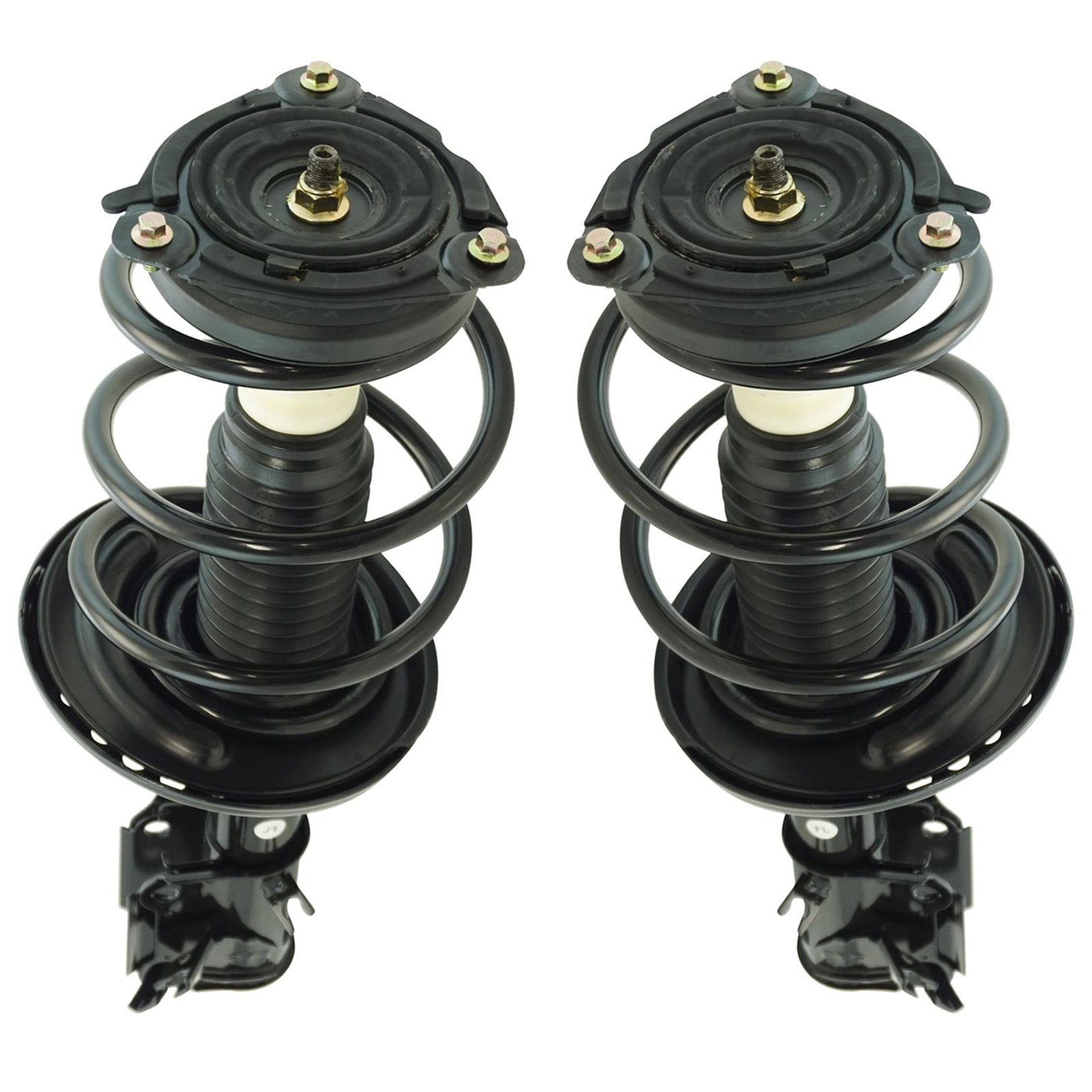 Trq Front Strut & Coil Spring Assembly Set Driver & Passenger Sides Compatible With 13-18 Nissan Altima