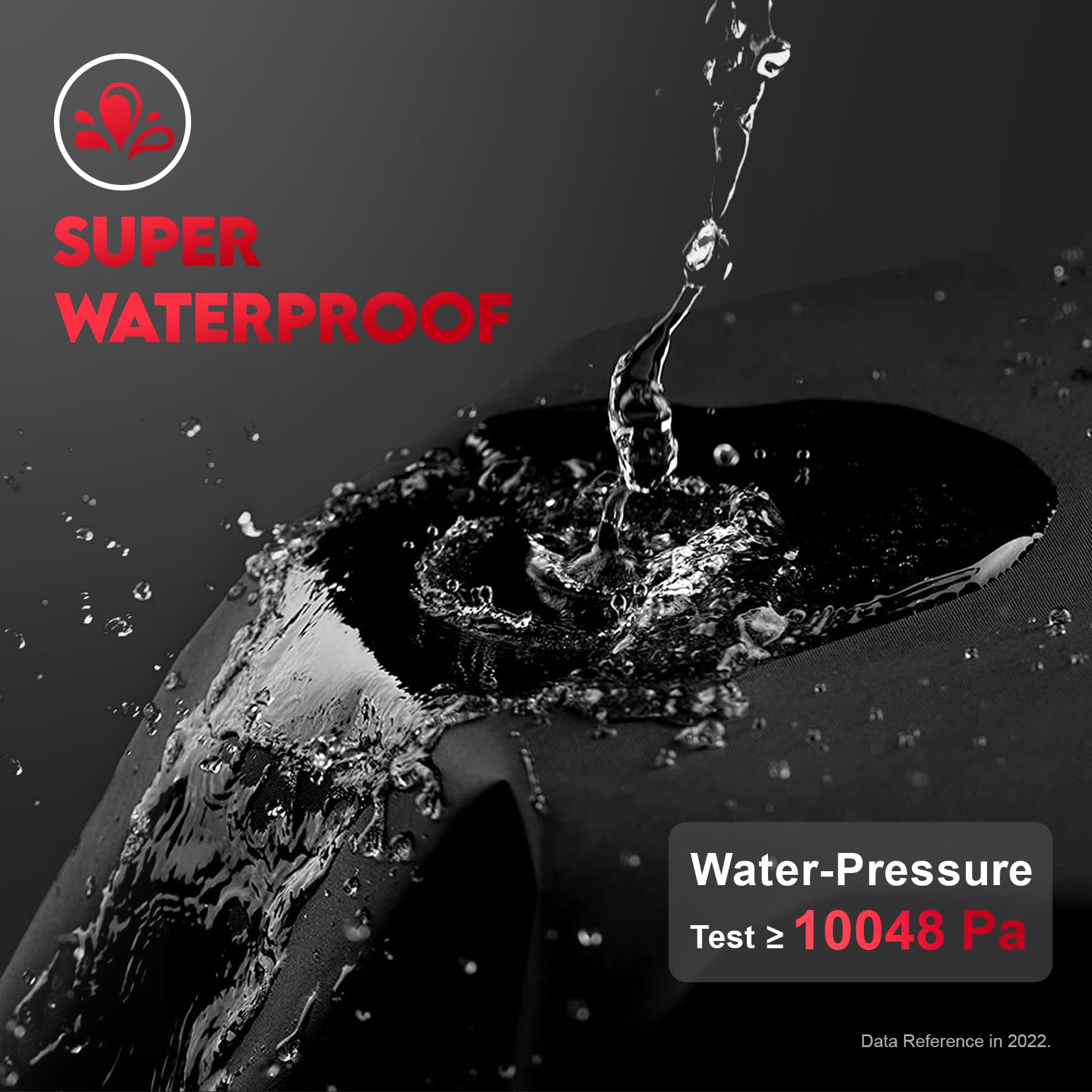 Rv Tire Covers 4 Pack, Tough Tire Wheel Protector For Truck, Suv, Travel Trailer, Camper, Motorhome, Boat, Van, Pu Oxford Waterp