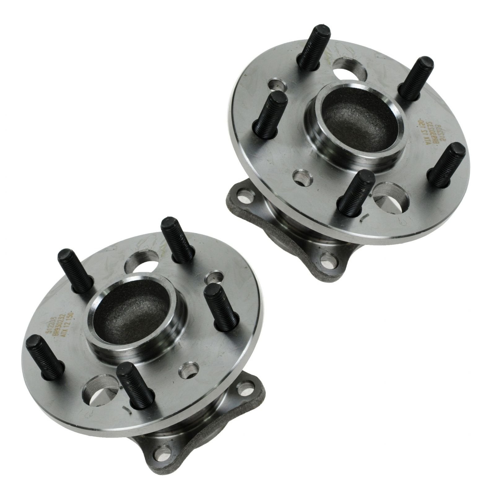 Trq Rear Wheel Hub Bearings Assembly Set Compatible With 2002-2004 Toyota Camry