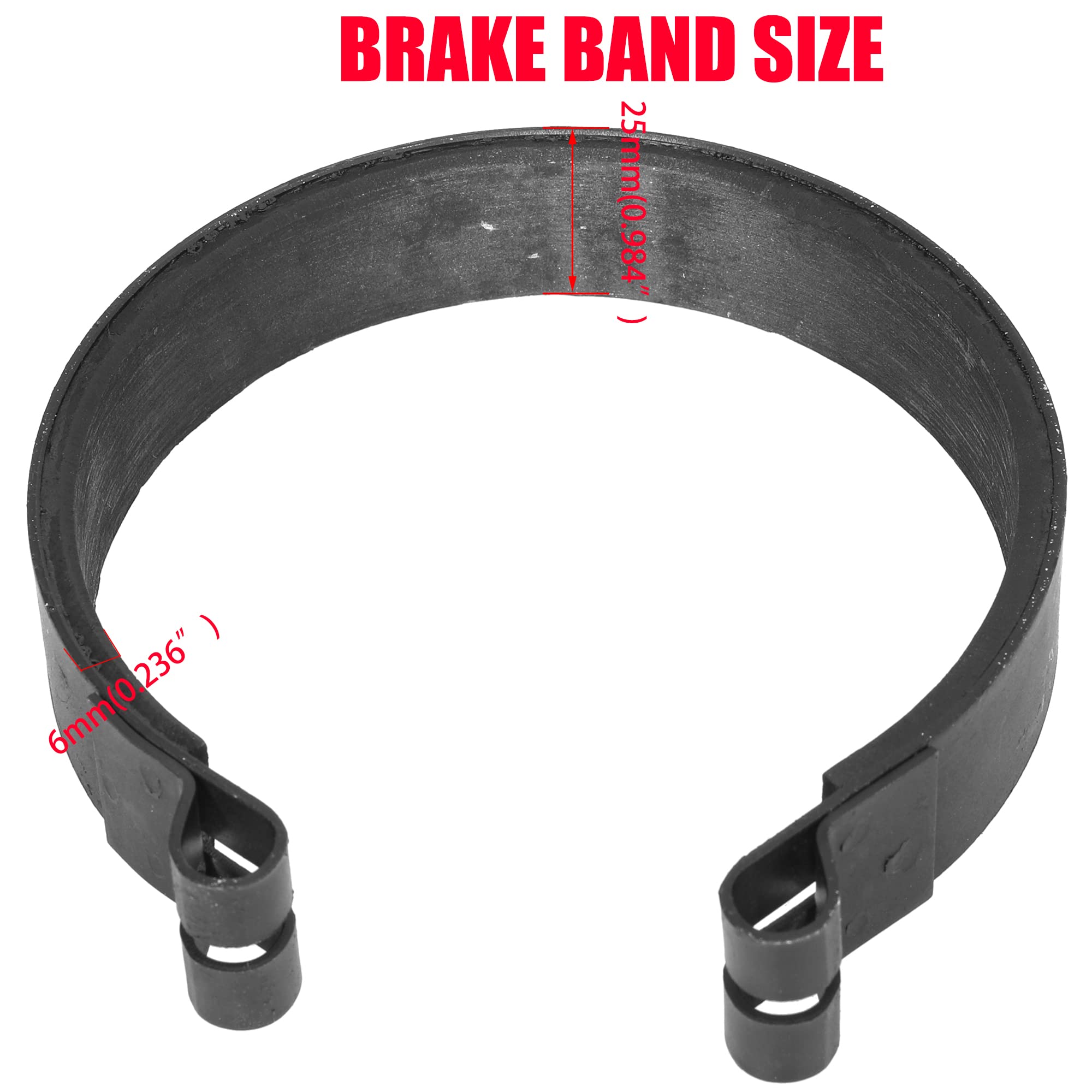 Grehua Rear 4' Drum Brake Band Pin Brake Cable Kit For Manco Bandit Critter 1492 4316 297 Rotary 484 Azusa 2251-B Yerf-Dog Predator 212Cc 420Cc 196Cc Go Kart Yard Cart Dune Buggies Mini Bike Atv