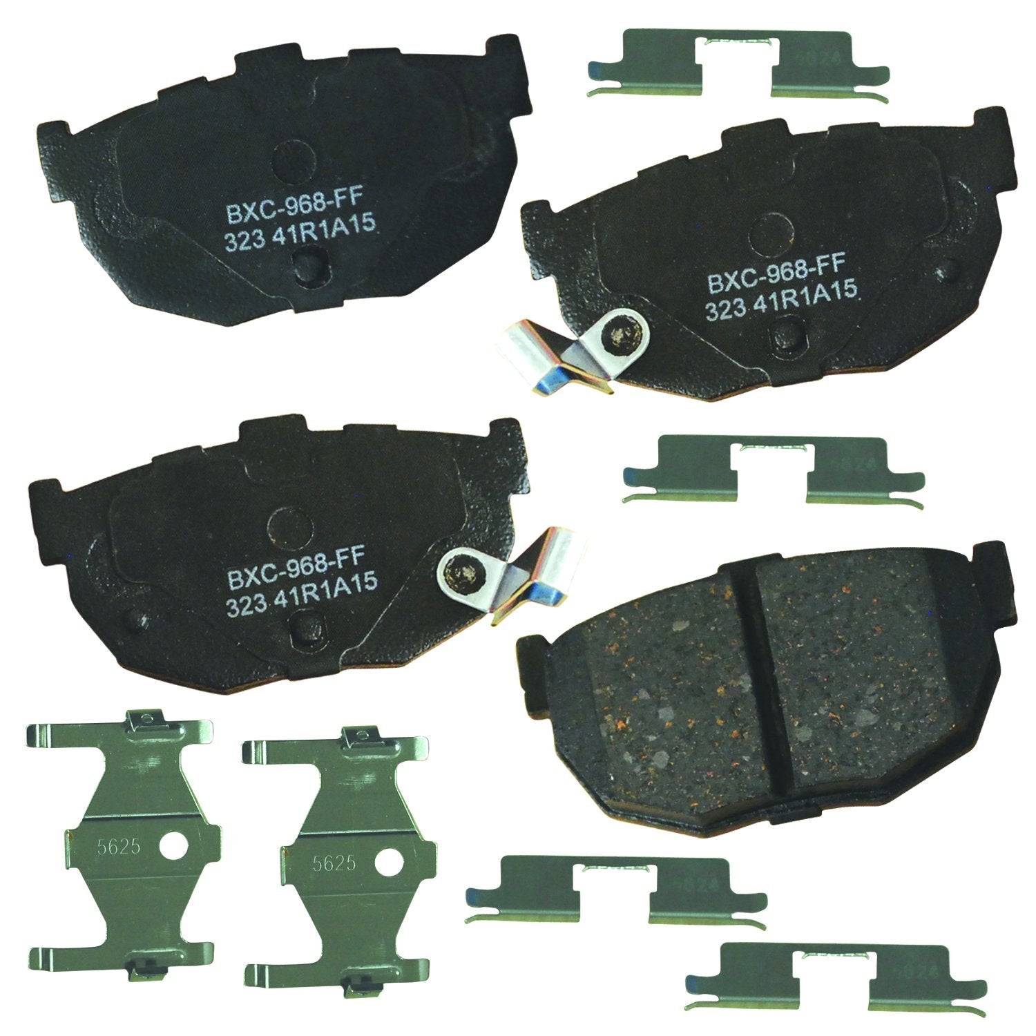 Bendix Premium Sbc323 Ceramic Rear Brake Pads For Nissan Maxima 1990-1985, Stanza 1992-1990