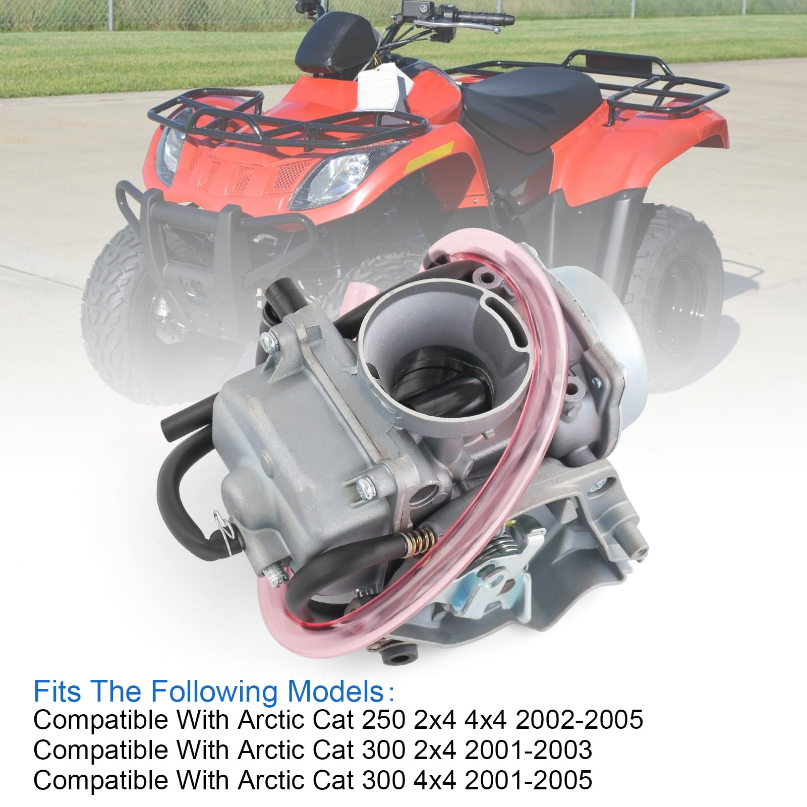 Radhlbniu 0470-448 Carburetor Compatible With Arctic Cat 250 300 2X4 4X4 Atv 2001-2005, Replace 0470-427