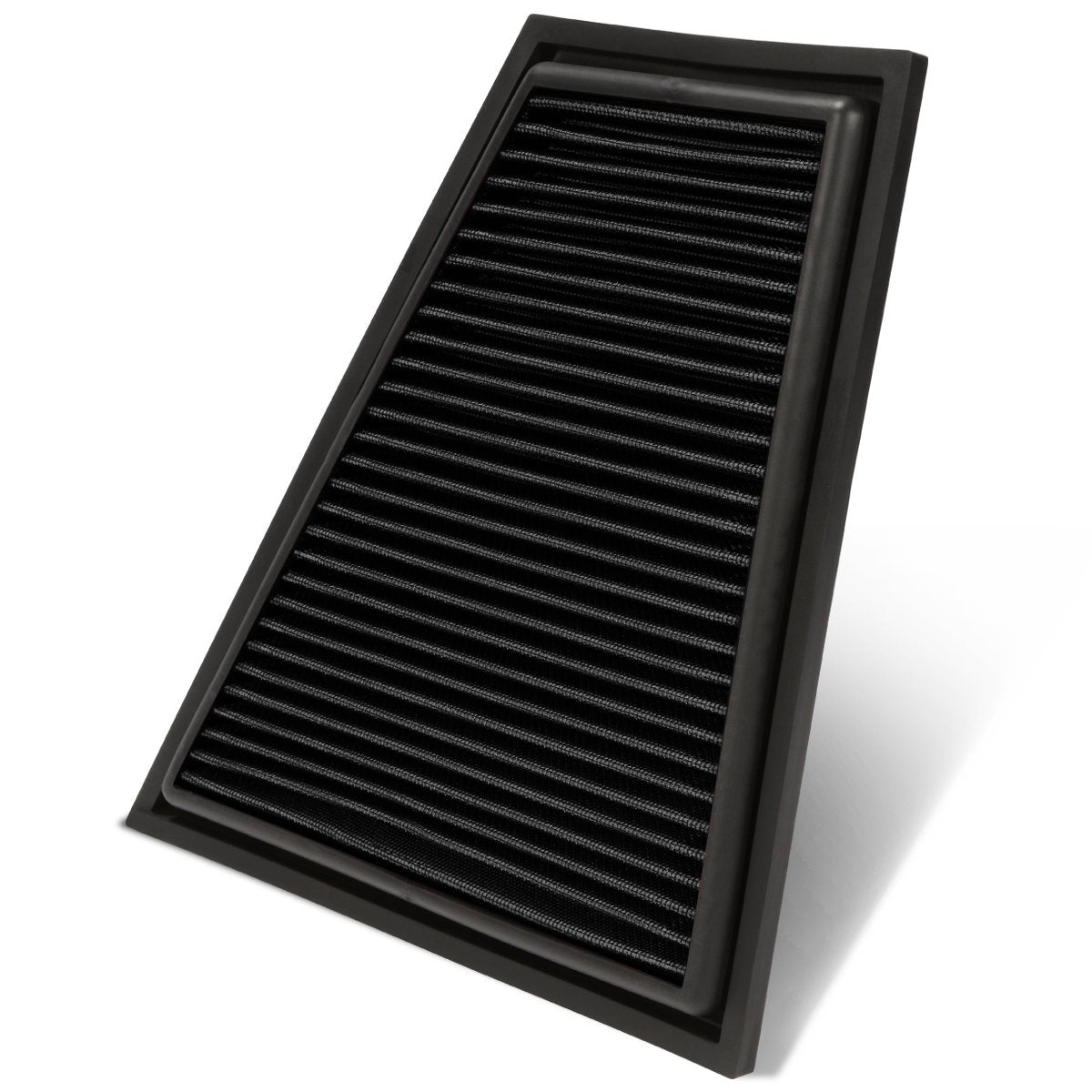 Dna Motoring Afpn-035-Bk Clean Air Washable Drop In Panel Air Filter Enhance Engine Performance Power & Acceleration Improve [Co