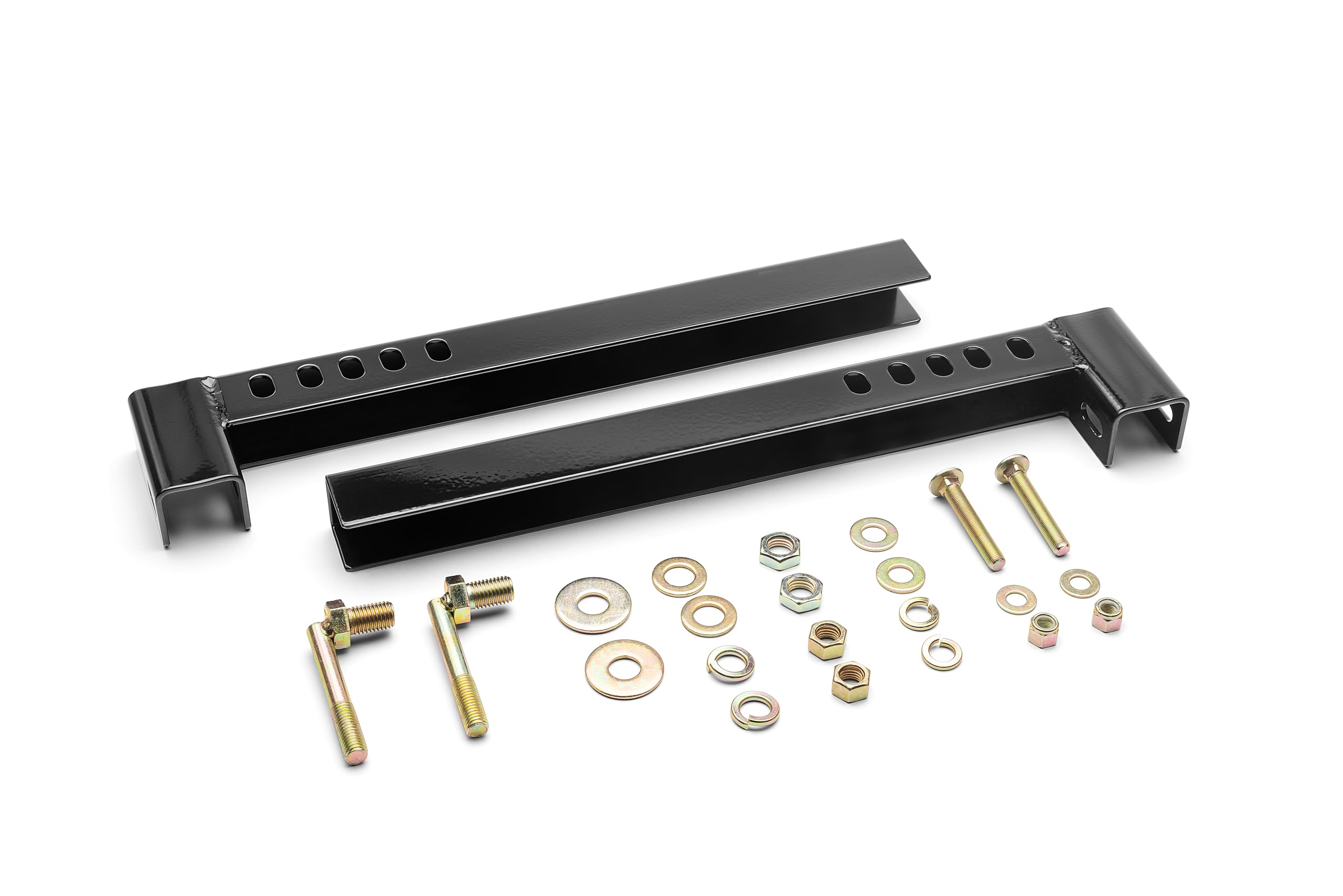 Realtruck Backrack Hardware Kit For Use W/ 21 Toolbox, Black, No Drill | 30117Tb | Fits 2002-2025 Ram 1500/2500/3500 All Beds