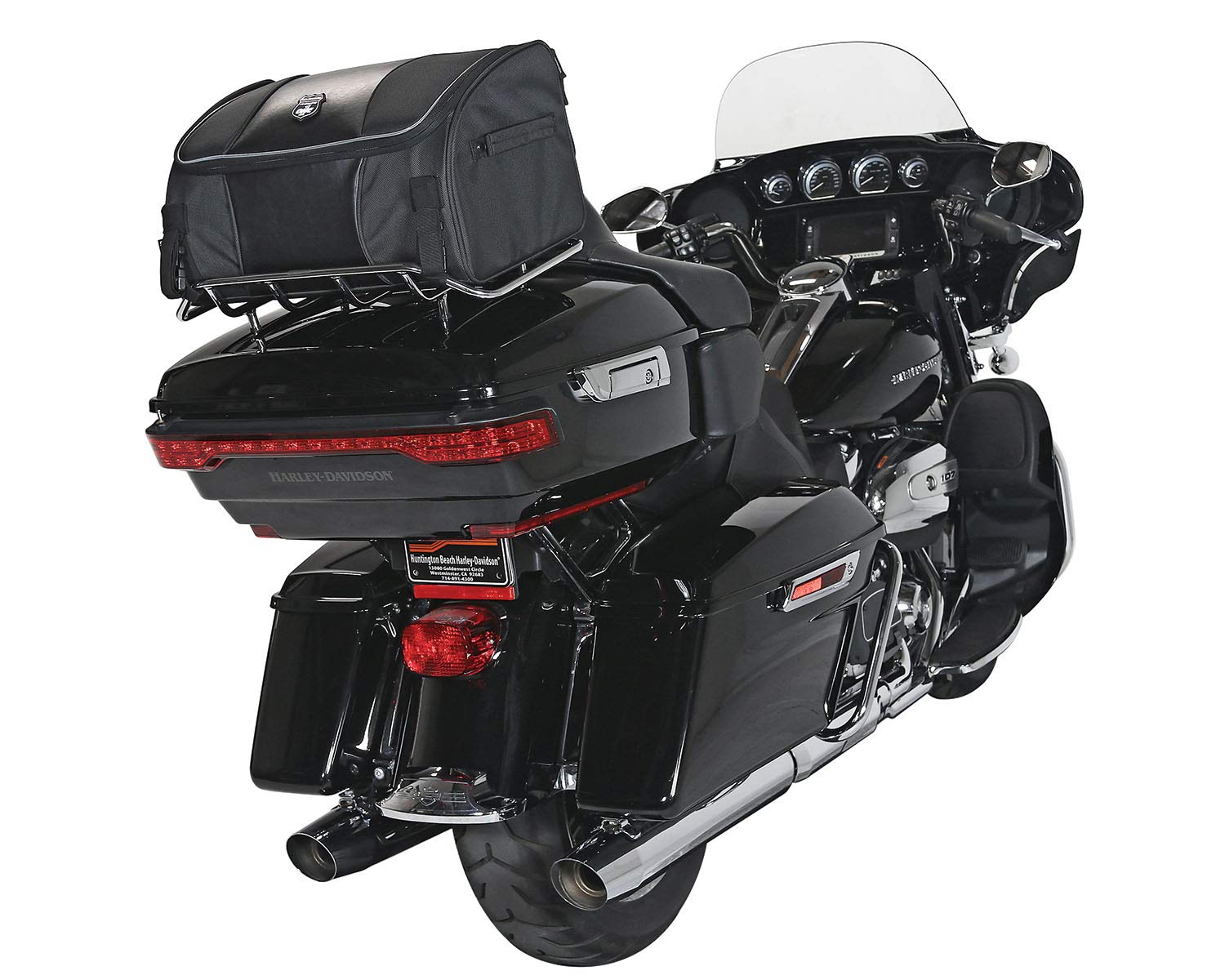 Nelson Rigg Nr-250 Route 1 Traveler Lite Tour Trunk Bag, Harley Davidson Ultra, Indian Roadmaster, Honda Goldwing, Black