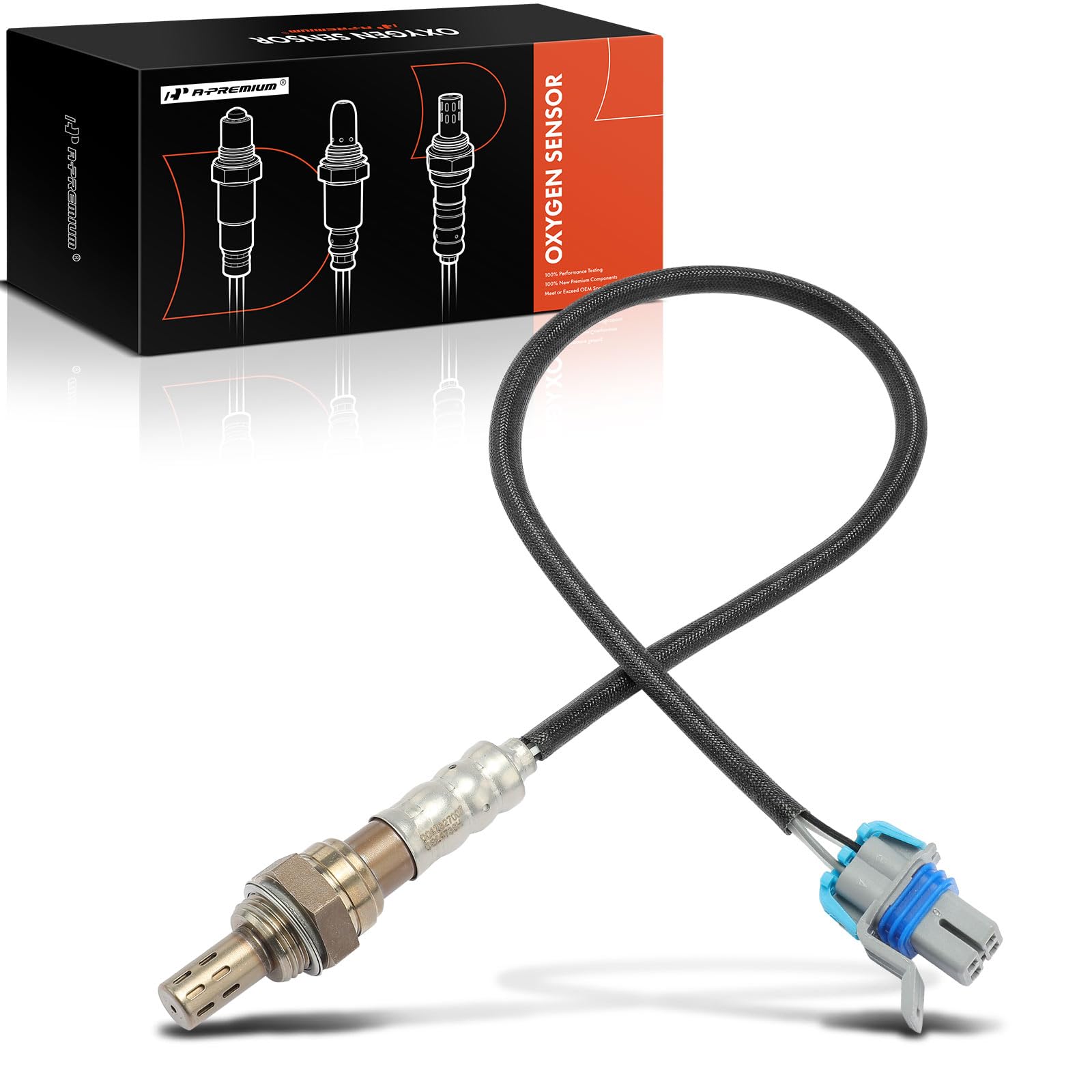 A-Premium O2 Oxygen Sensor Compatible with Chevy Silverado 1500 08-13, Impala 08-11, Malibu 08-12, Tahoe 08-14, Suburban, Avalan