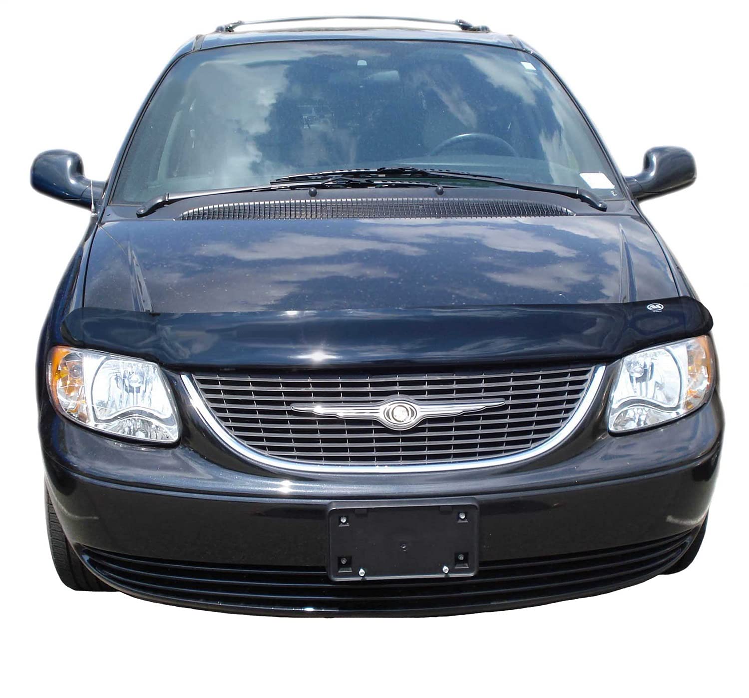 Auto Ventshade [Avs] Bugflector Ii / Hood Shield | Fits 2001 - 2007 Dodge Caravan & Grand Caravan, Chrysler Town & Country, 1 Pc. | Dark Smoke - 24607
