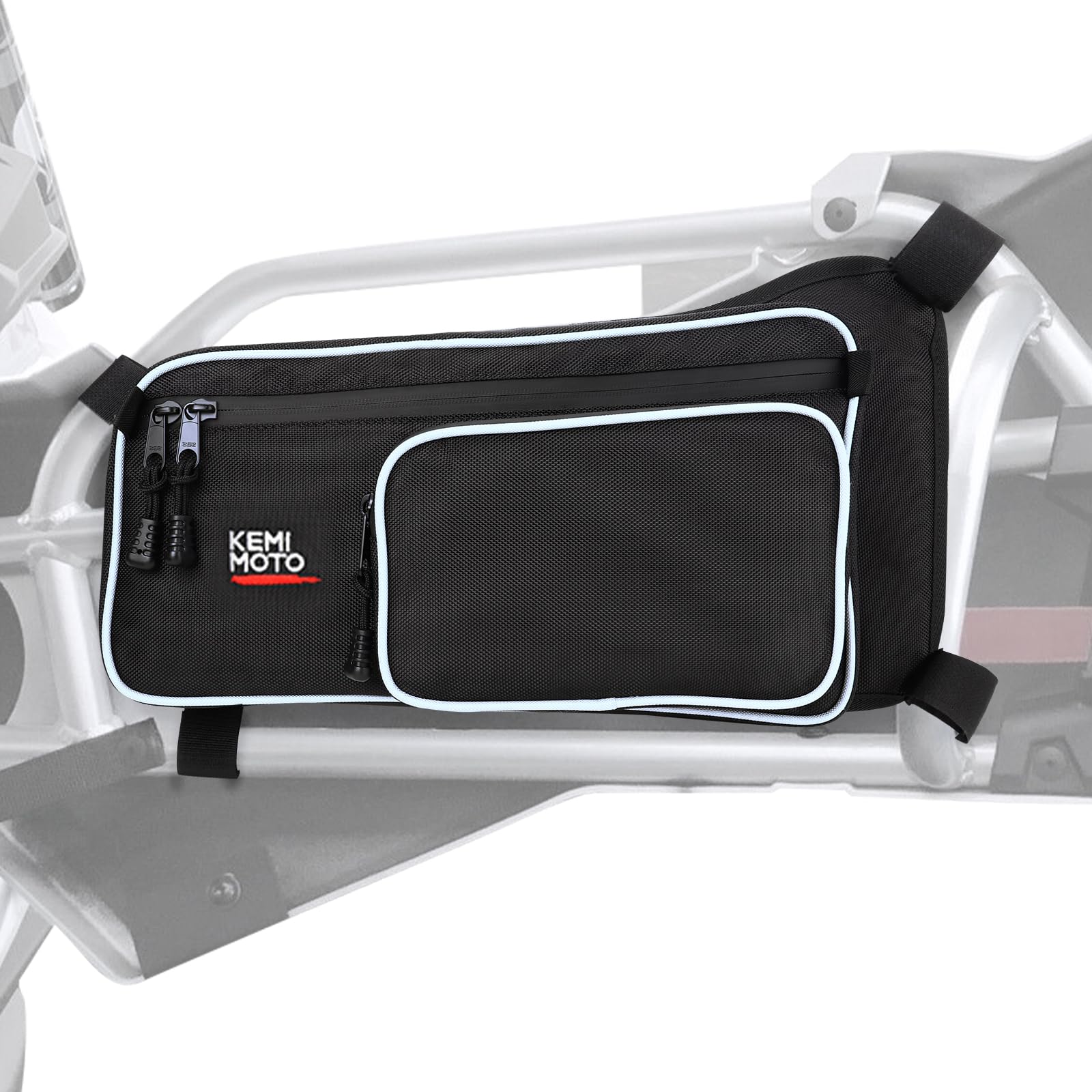 KEMIMOTO X3 MAX Rear Door Bags, Door Bag Storage Tool Bag (1 Pair), Compatible with 2017-2025 Can-Am Maverick X3 MAX X RS DS MR 