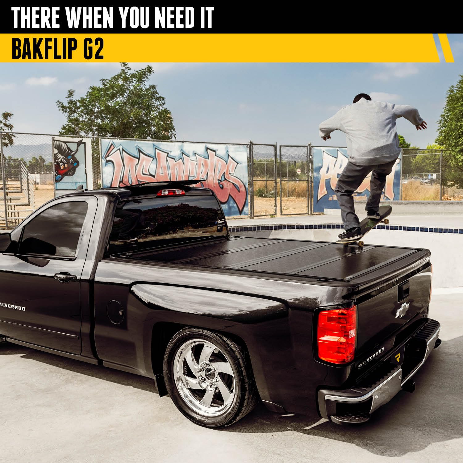 RealTruck BAK BAKFlip G2 Hard Folding Truck Bed Cover | 226342 | Fits 2024 Ford Ranger 5' Bed (60'')