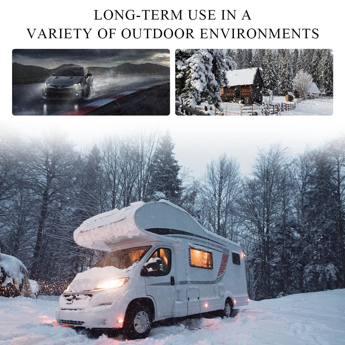 Yourkar 5 PCS RV Door Holder, UV-Protective & Durable ABS Plastic Baggage Trailer Door Open Clips, Rounded RV Van Camper Compart