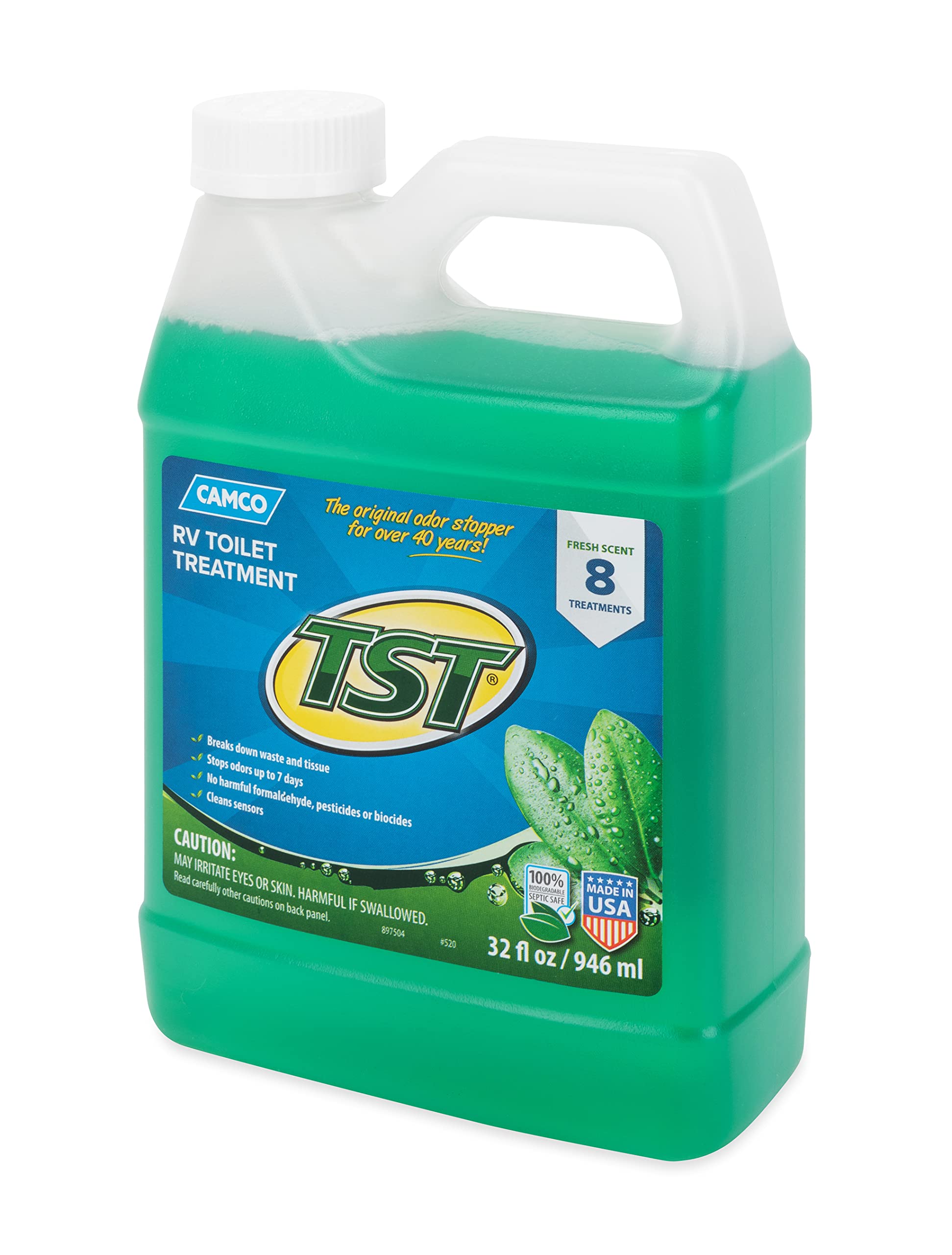 Camco TST Ultra-Concentrated, TST Green (40226), 32 oz