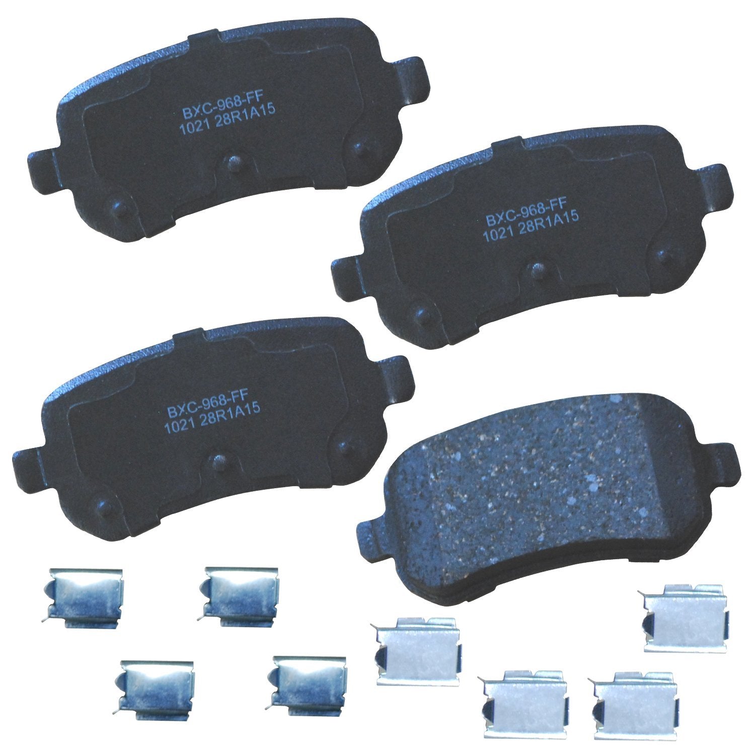 Bendix Premium Sbc1021 Ceramic Rear Brake Pads For Select Models Chrysler Town & Country, Dodge Grand Caravan, Journey, Ford Fre