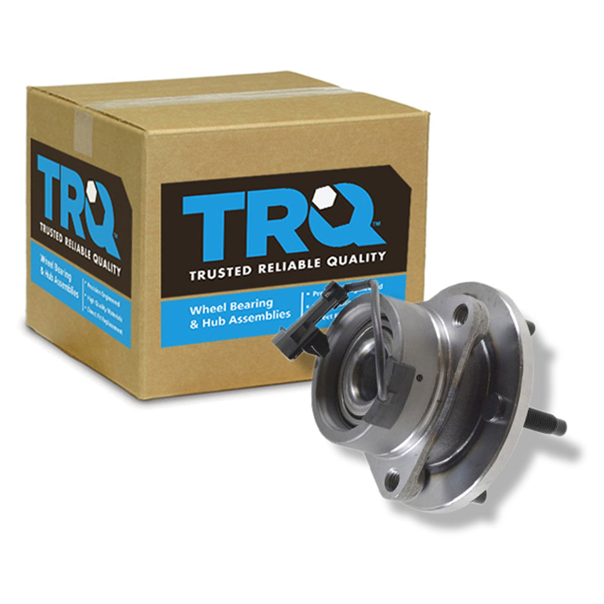 Trq Front Left Right Wheel Hub Bearing Assembly Driver Passenger Side Compatible With 2005-2010 Chevrolet Cobalt 2007-2009 Ponti