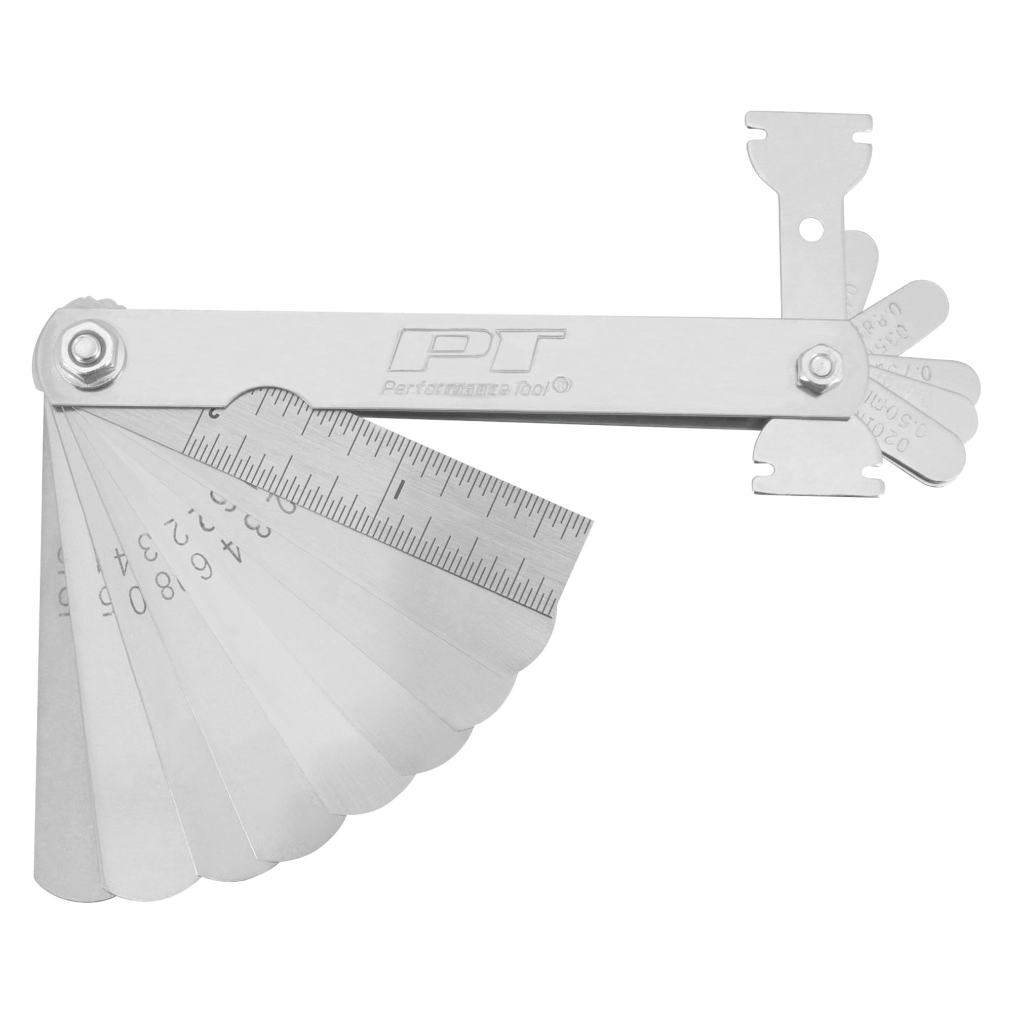 Performance Tool W129C 15-Blade Thickness Gauge For Accurate Measurements In Automotive, Industrial And Diy Applications