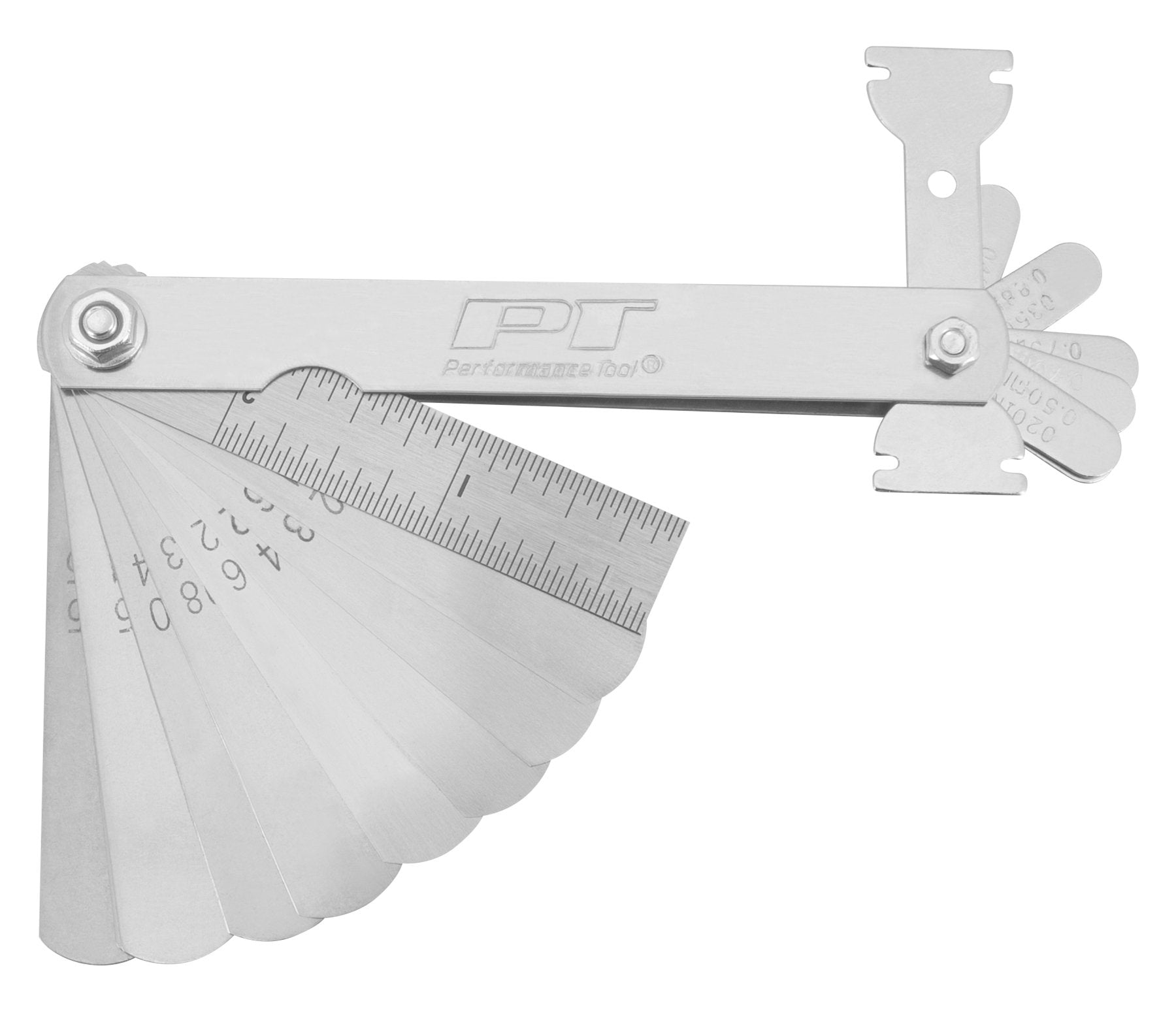 Performance Tool W129C 15-Blade Thickness Gauge For Accurate Measurements In Automotive, Industrial And Diy Applications