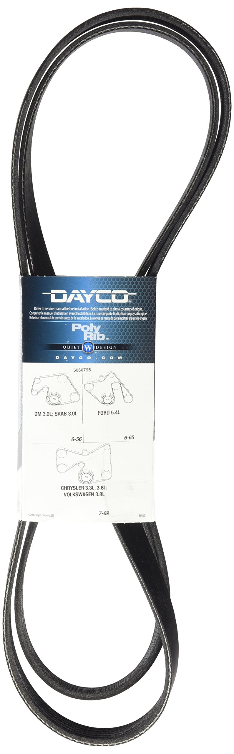Dayco 5060795 Serpentine Belt