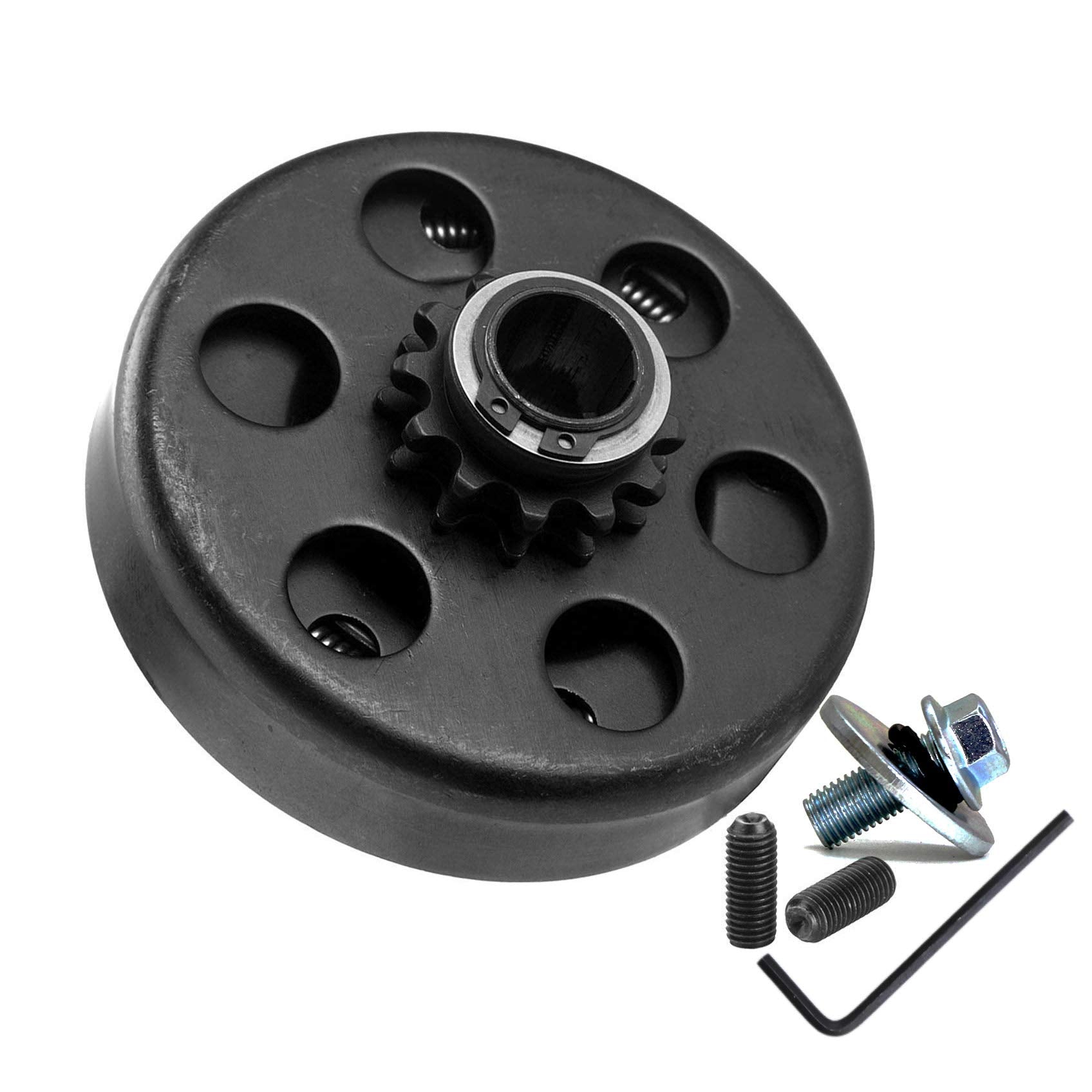 Fdj Predator 212 Clutch 12 Tooth Mini Bike Clutch 3/4 With Screws Allen Wrench Clutch Bolts And Nuts Kit