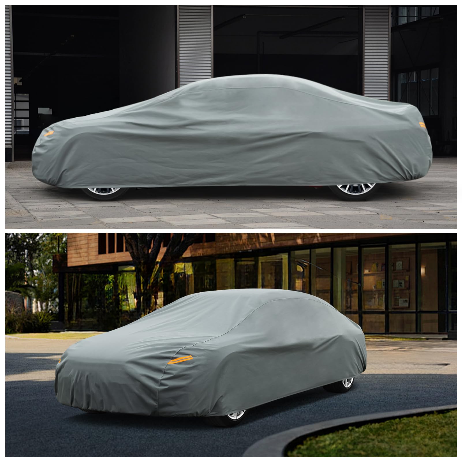 Kayme Heavy Duty Car Cover Custom Fit Dodge Chrysler Viper (1992-2002) Waterproof All Weather For Automobiles, Full Exterior Cov