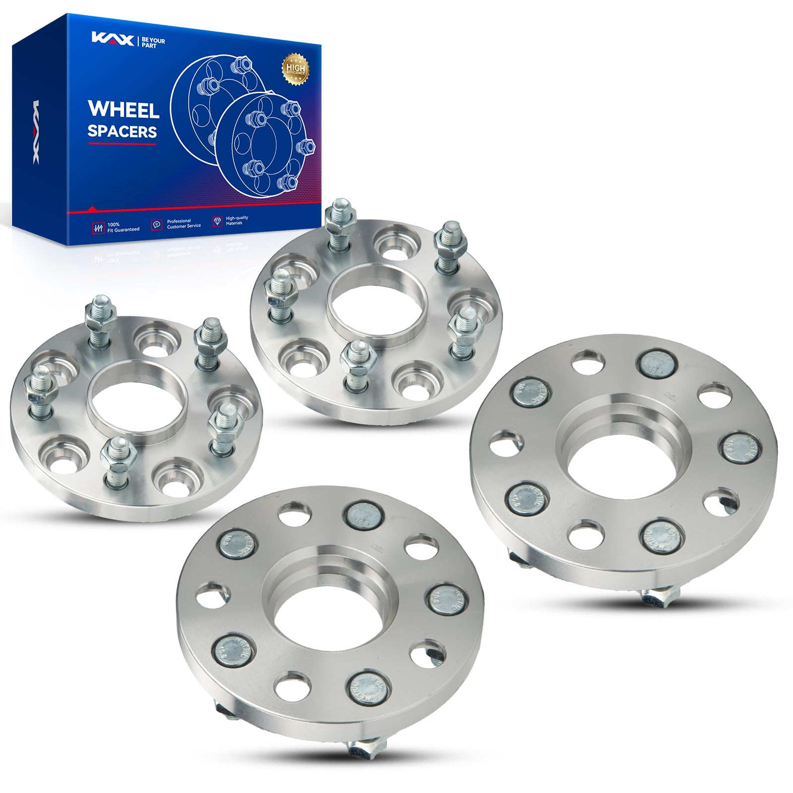 Kax 5X4.5 Wheel Spacers,15Mm 5 Lug Hub Centric Wheel Spacers Fit For Camry, Rav4, Sienna, Rx350, Es350, Es330, Avalon, Rx330, Xb