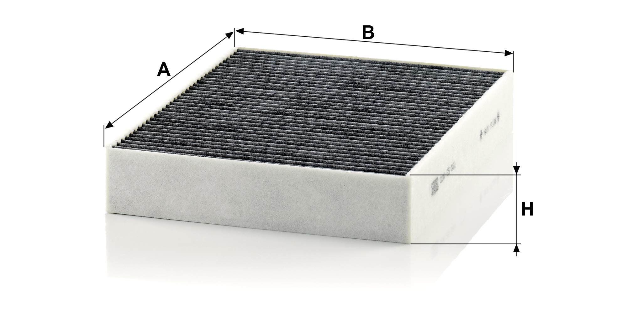 Mann-Filter Cuk 25 001 Cabin Air Filter With Activated Carbon