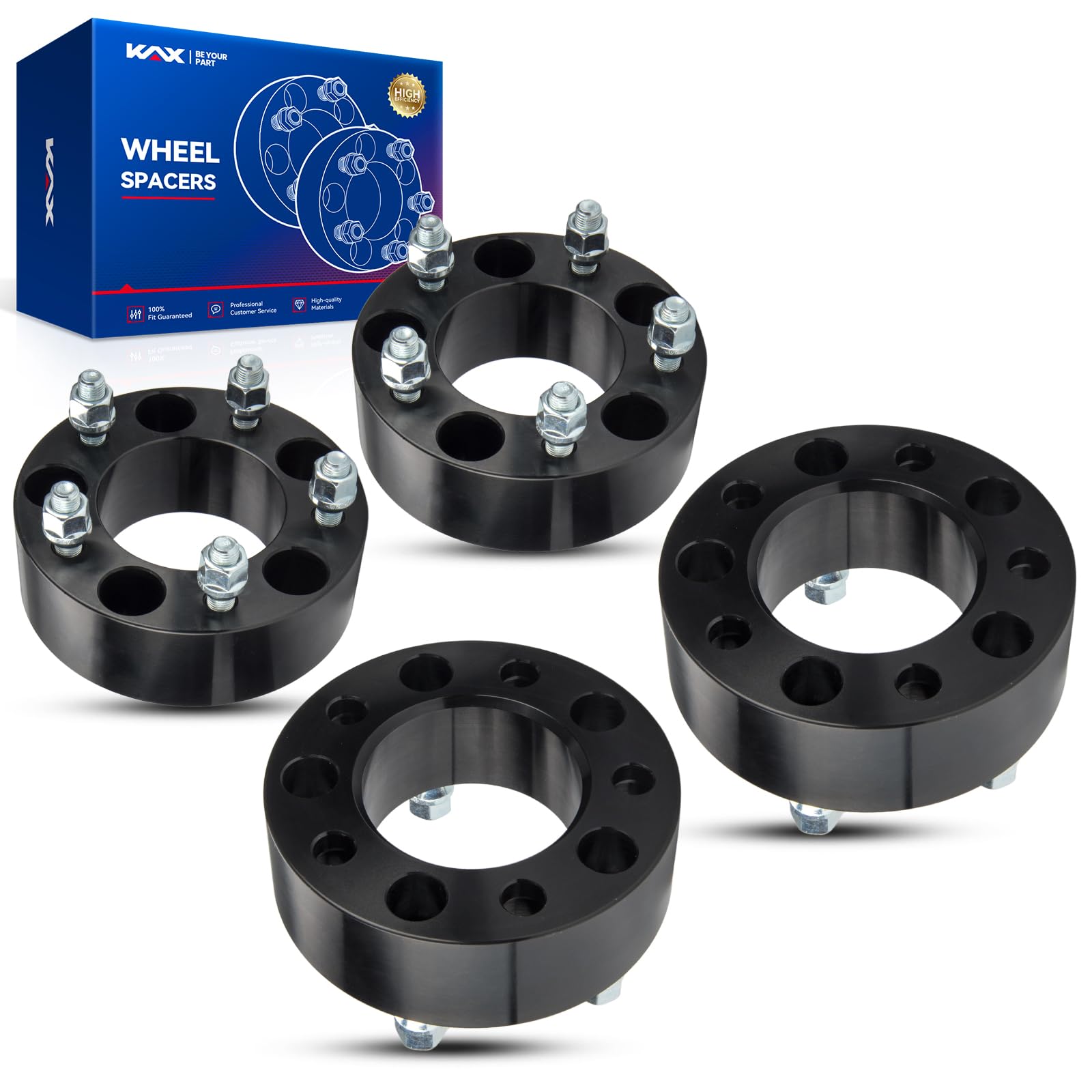 Kax 5X5 Wheel Spacers,2 Inch 5 Lug Centric Wheel Spacers Fit For Wrangler, Grand Cherokee, Wrangler Jk, Commander, Astro, Safari