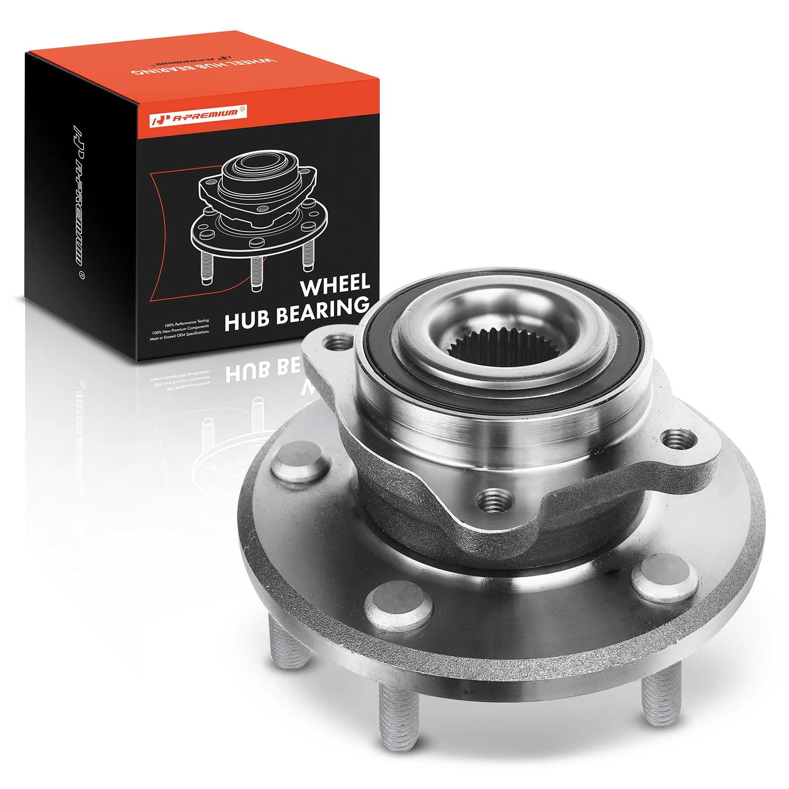 A-Premium Wheel Hub And Bearing Assembly Compatible With Dodge Journey 2009-2020 Front Left Or Right