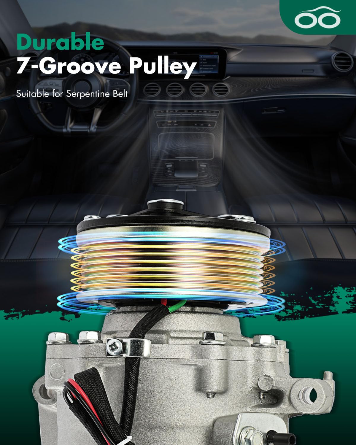 Scitoo Ac Compressor Compatible For Honda Civic 1.8L 2006-2011 Rapid Cooling Air Conditioning Compressor 38810Rnaa01, Co 4918Ac