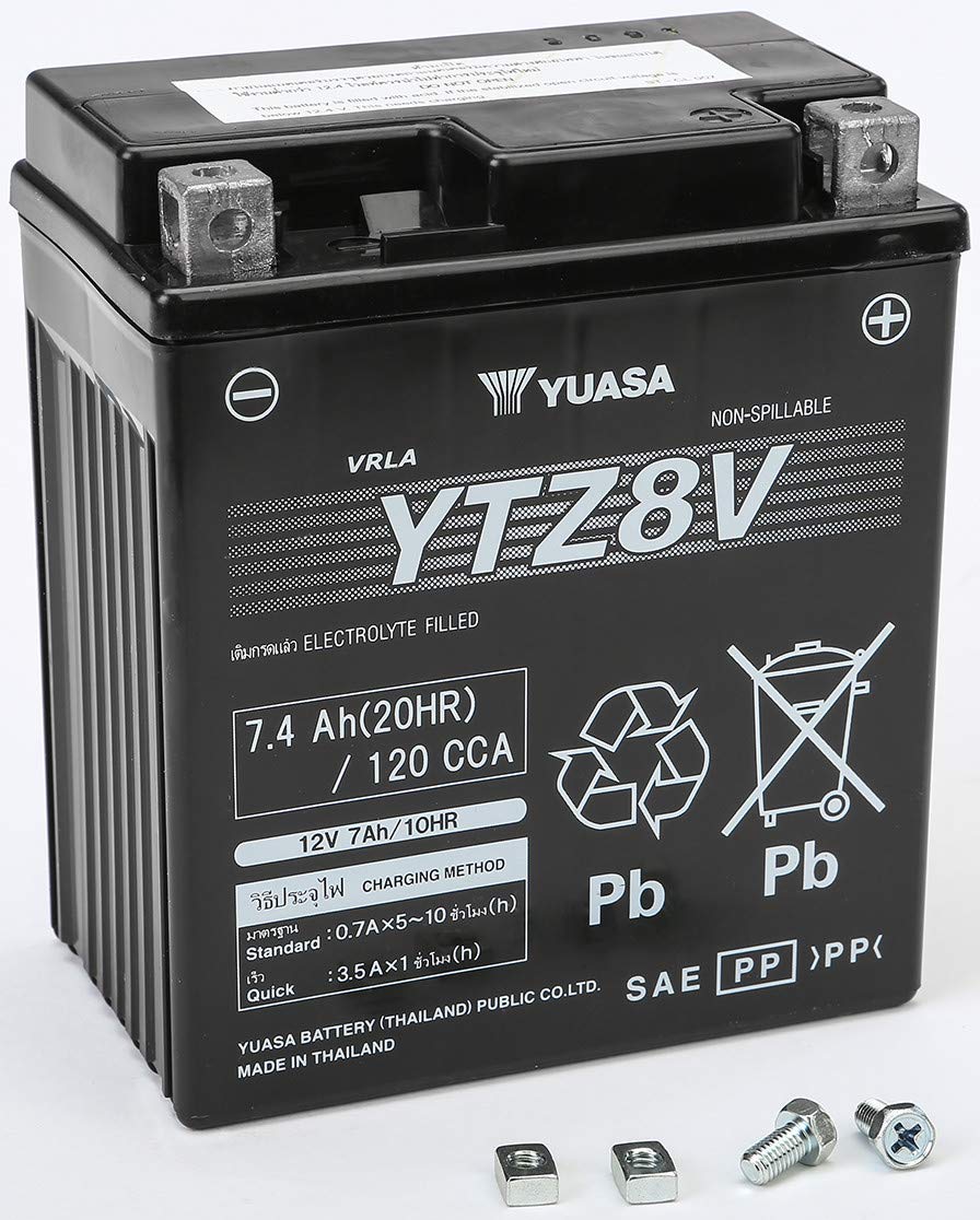 Yuasa YUAM728ZV YTZ8V Factory Activated YTZ High Performance AGM Battery