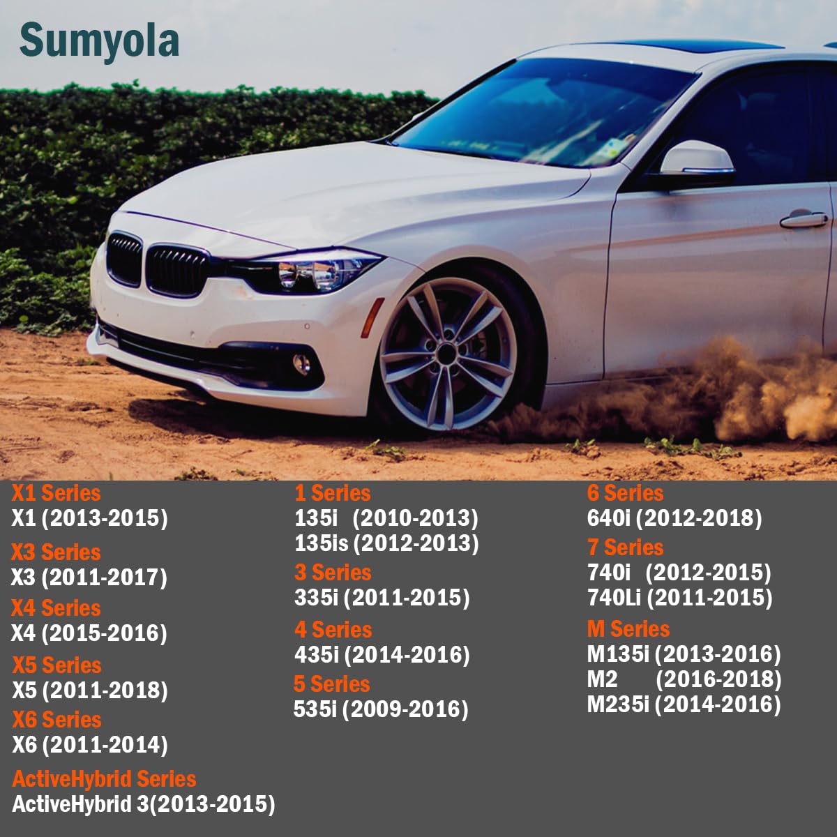 SUMYOLA N55 Engine Valve Cover For BMW E71 E82 E90 F01 F10 F25 2011-2014 X3 X5 X6 335i 535i 2013-2014 740i 2012-2014 640i 2011-2