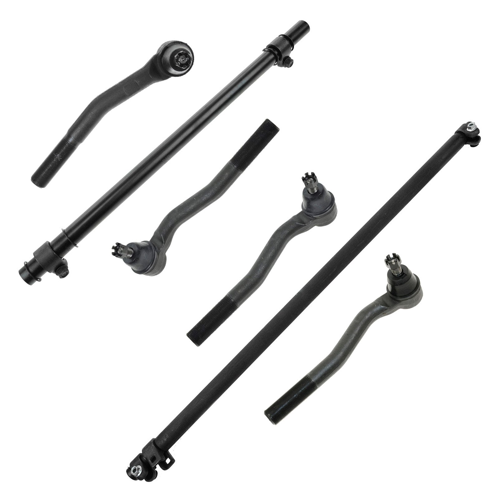 TRQ Front Tie Rod Set Compatible with 1999-2004 Jeep Grand Cherokee