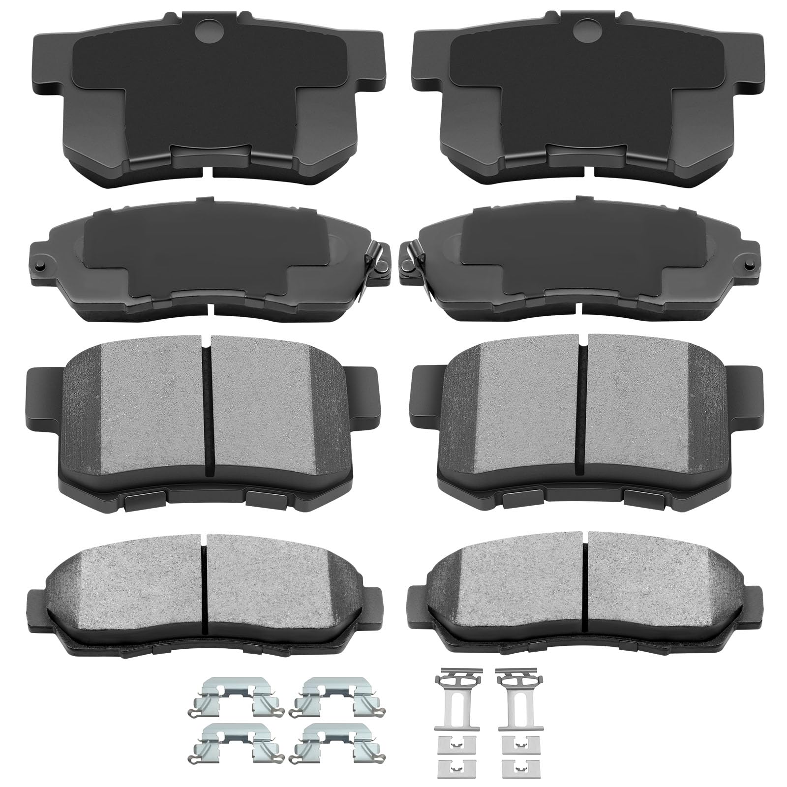 Automuto 8Pcs Front & Rear Ceramic Disc Brake Pads Set D536 D1089 For Acura Rdx 2007-2012