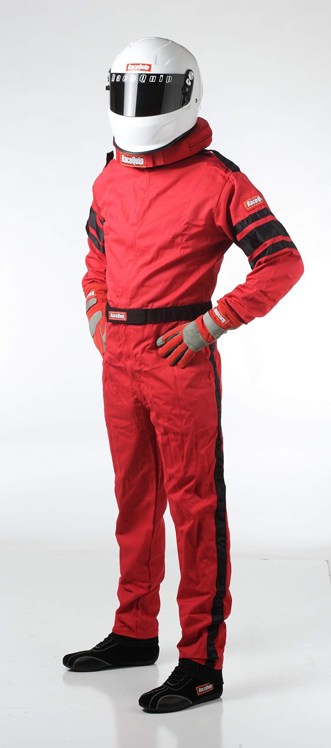 Racequip Racing Driver Fire Suit One Piece Single Layer Sfi 3.2A/ 1 Red 2X-Large 110017