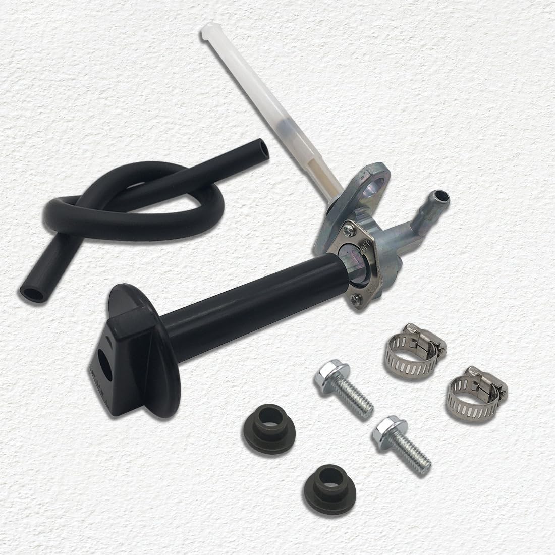 Fuel Tank Petcock Valve With Lever Screw Fits For 1997-2014 Honda Recon 250 Trx250Te Trx250Tm 2X4 Es Fourmax Rancher Trx350 Atv Replaces 16950-Hm8-003 16950-Hn7-003