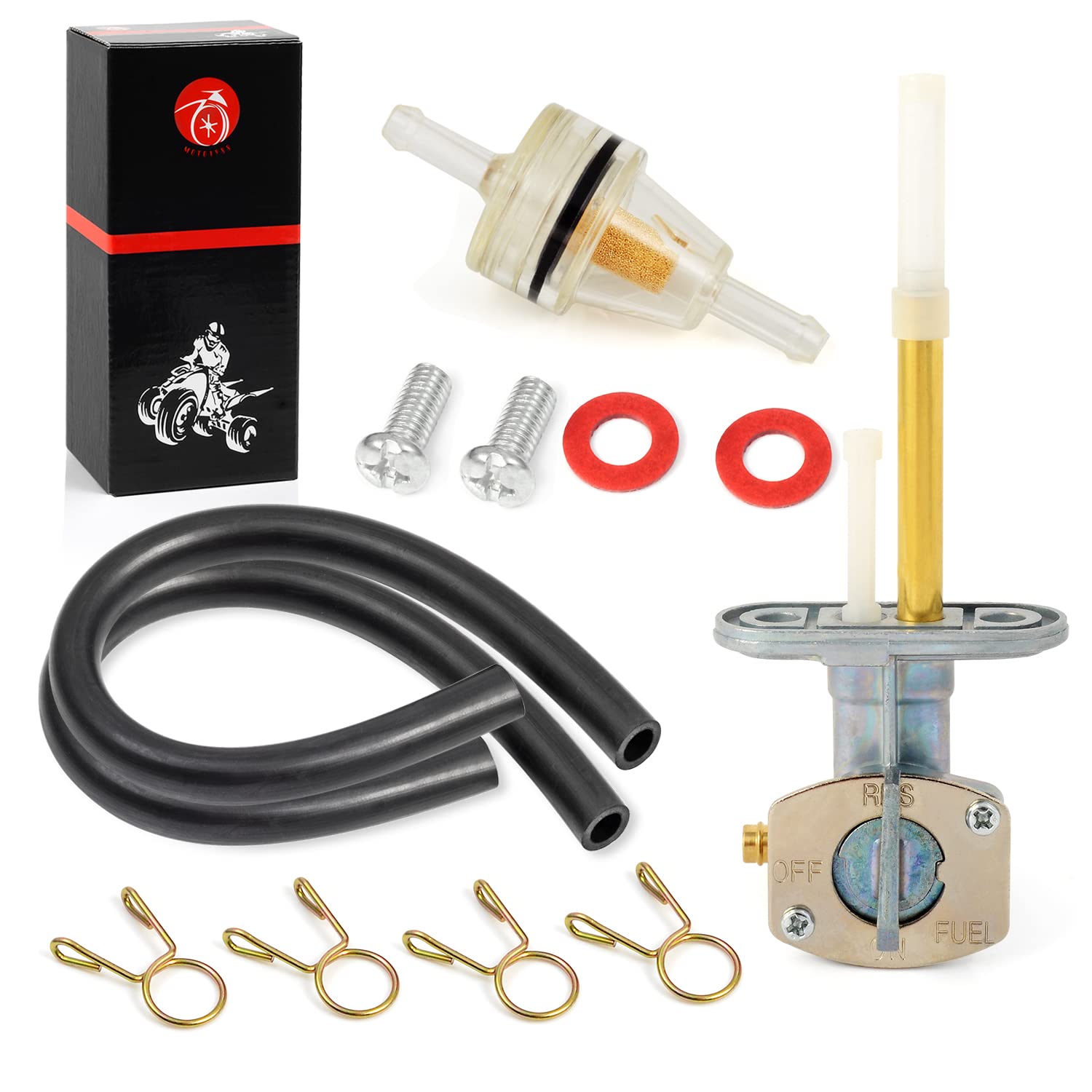 Fuel Valve Petcock Kit For Yamaha Ttr90 Tt-R90 Ttr 90 E 2000-2007 5Hn-24500-01-00